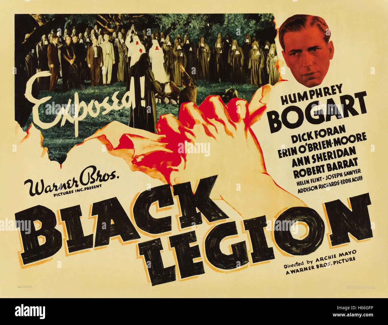 Black Legion - Movie Poster - Stock Photo