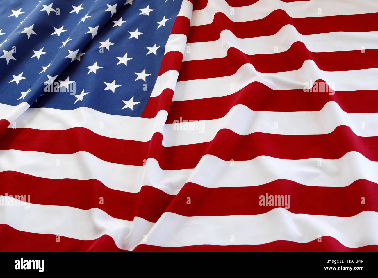 Closeup of rippled American flag Stock Photo - Alamy
