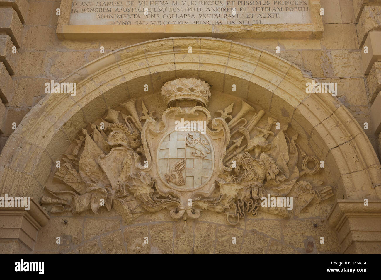Valletta coat of arms hires stock photography and images Alamy