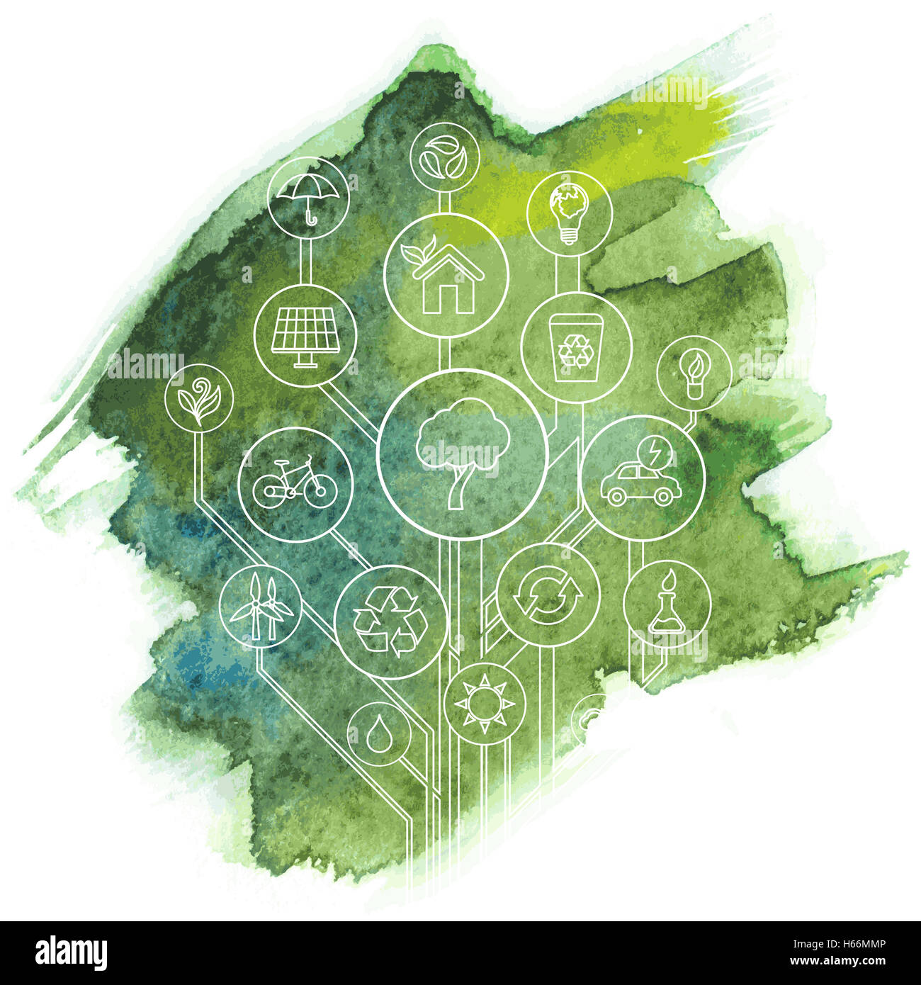 Ecology infographic hi-res stock photography and images - Alamy