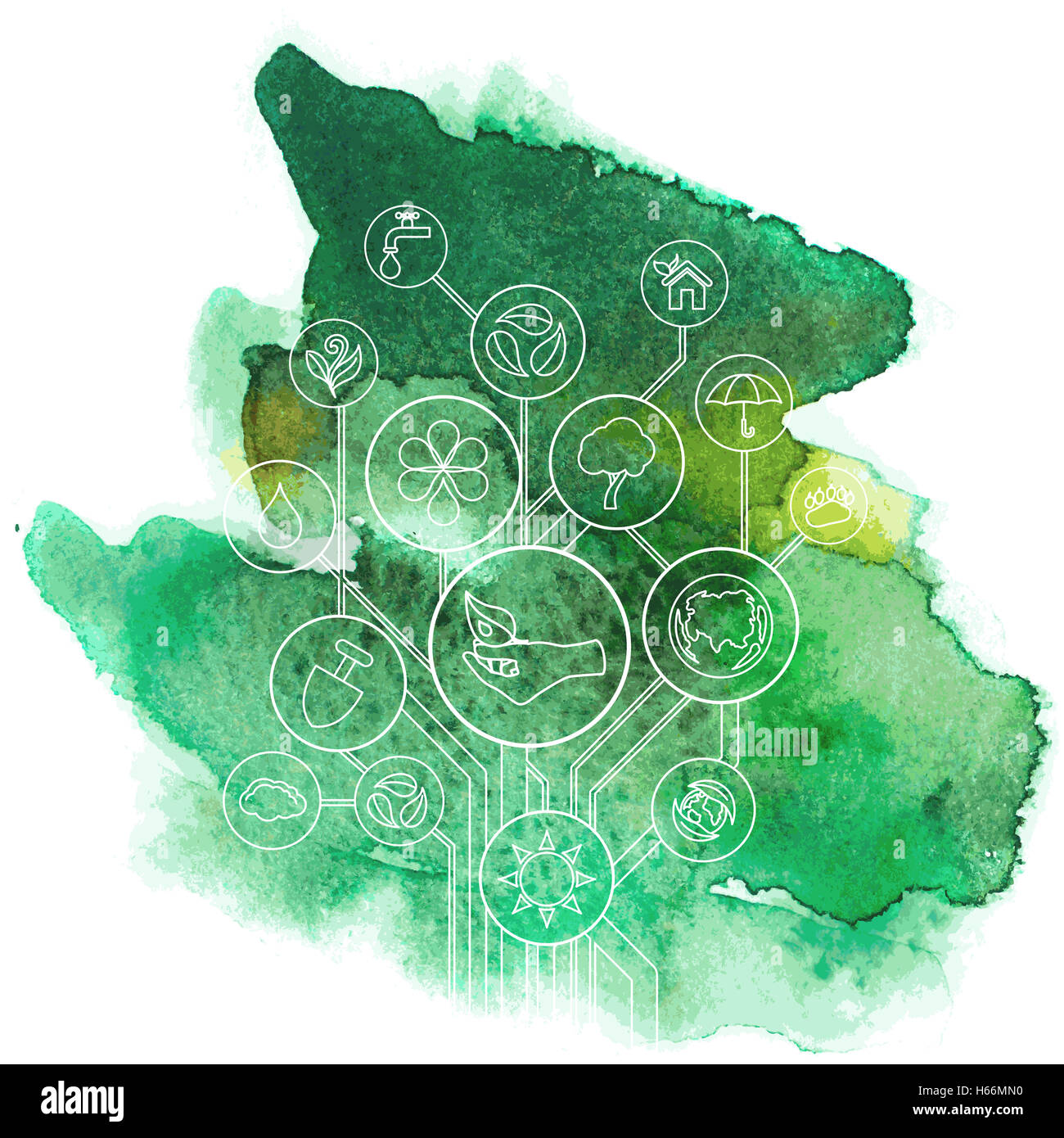 Ecology infographic hi-res stock photography and images - Alamy