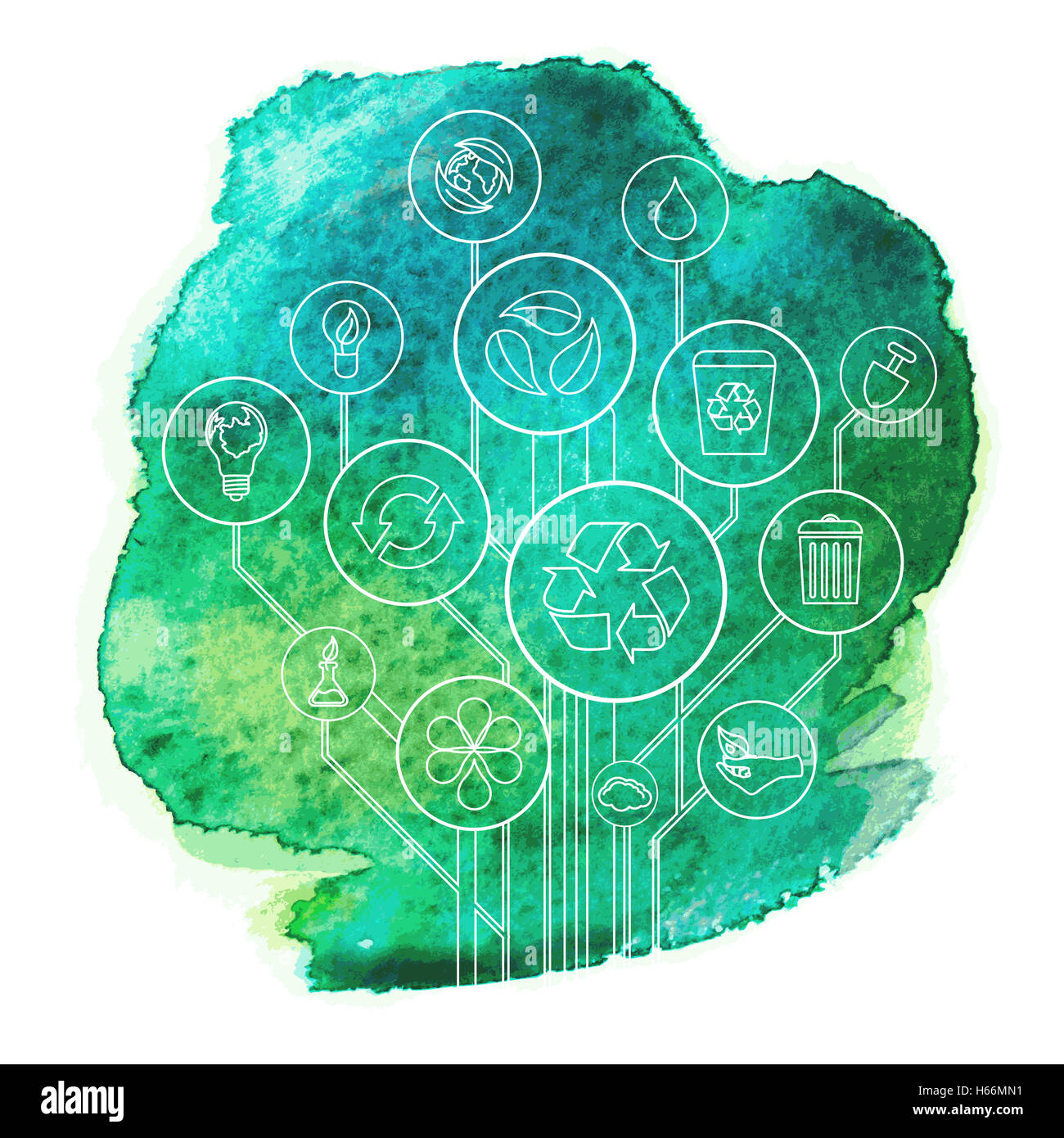 Ecology infographic hi-res stock photography and images - Alamy