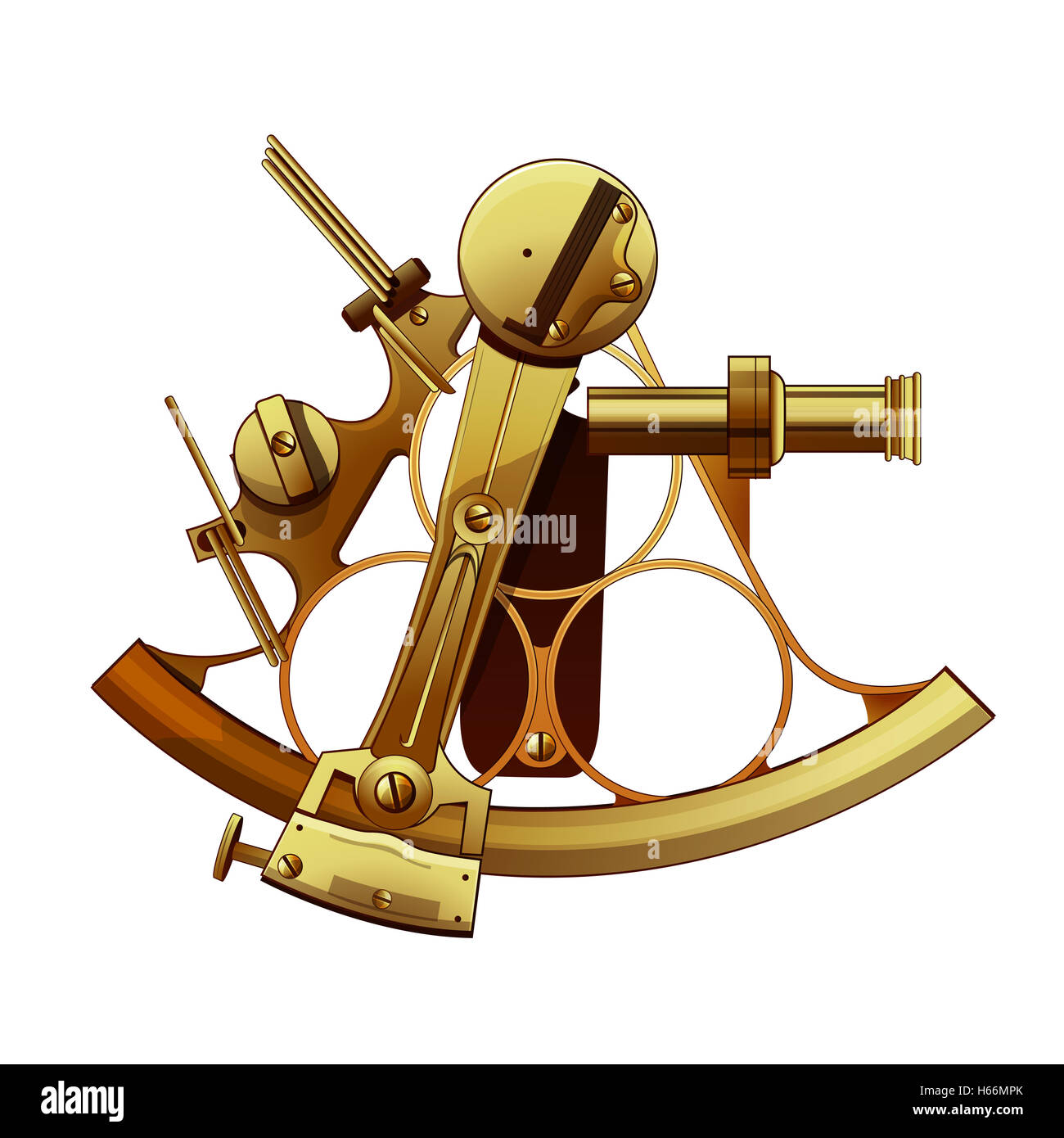 Astrolabe  Illustration Stock Photo