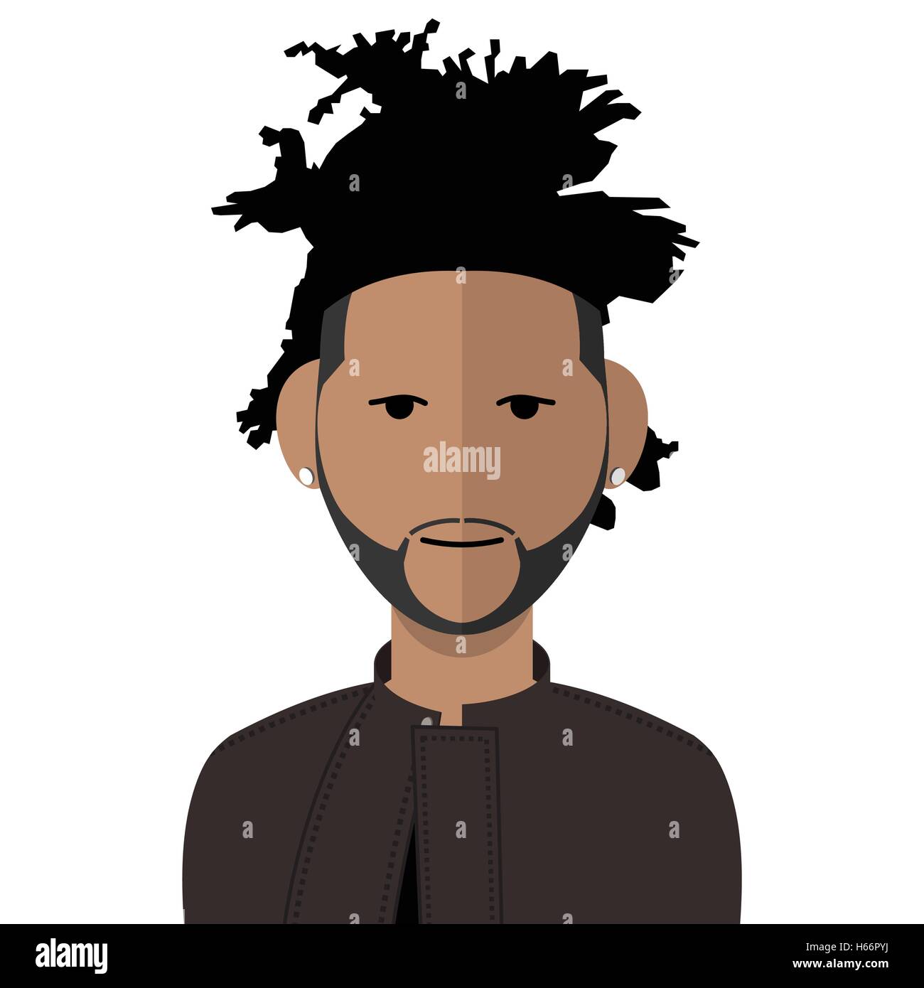 Black Man Beard Dreadlocks Stock Photos Black Man Beard