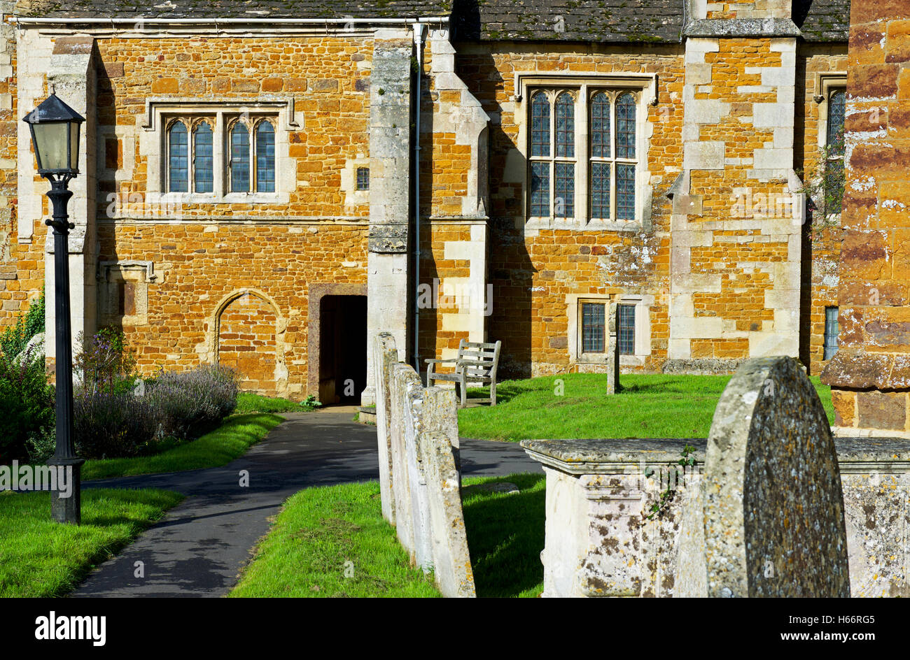 The Bede House in the village of Lyddington, Rutland, England UK Stock
