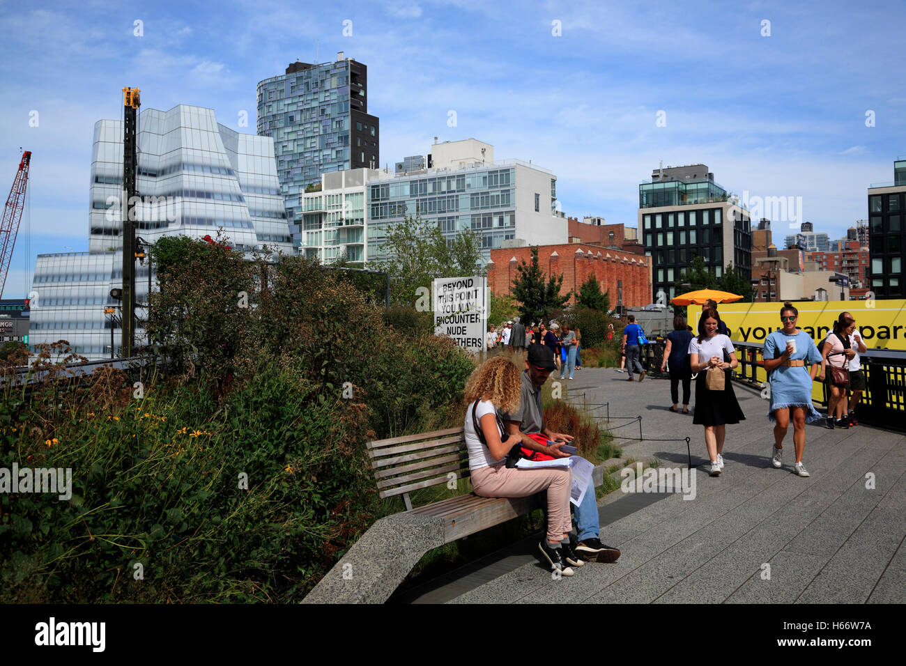 High Line Park, Chelsea, Manhattan, New York, USA Stock Photo Alamy