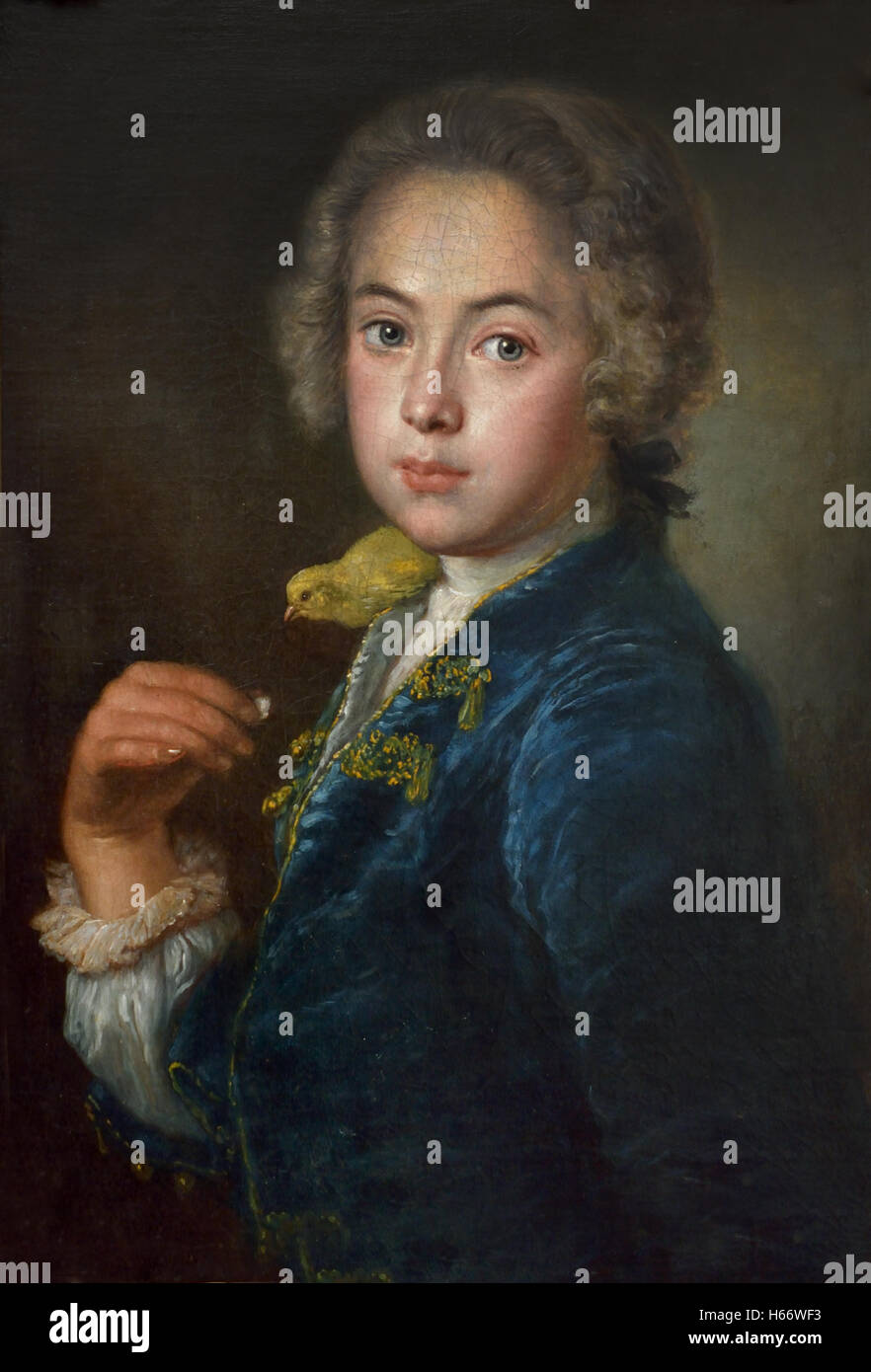 Georg Vollrath de Rege 1747 painter Antoine Pesne1683-1757  France French Stock Photo