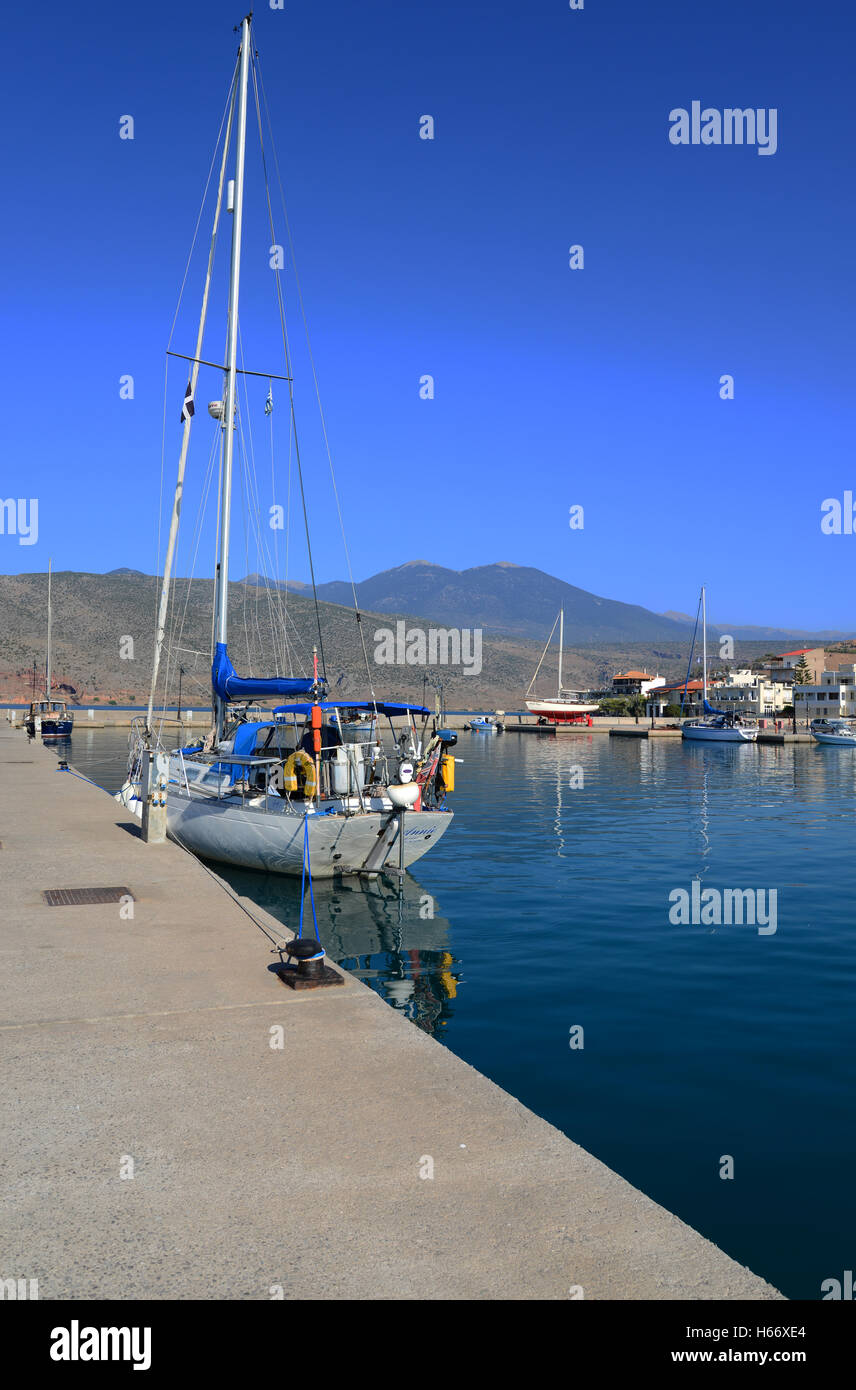 Greece, Phocis, Itea, Marina Stock Photo Alamy