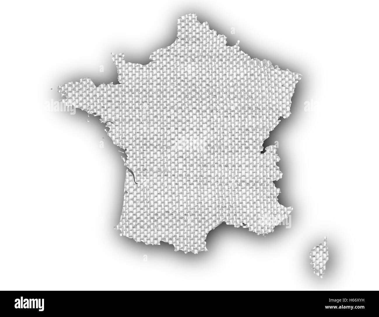 Vintage map of france Black and White Stock Photos & Images - Alamy