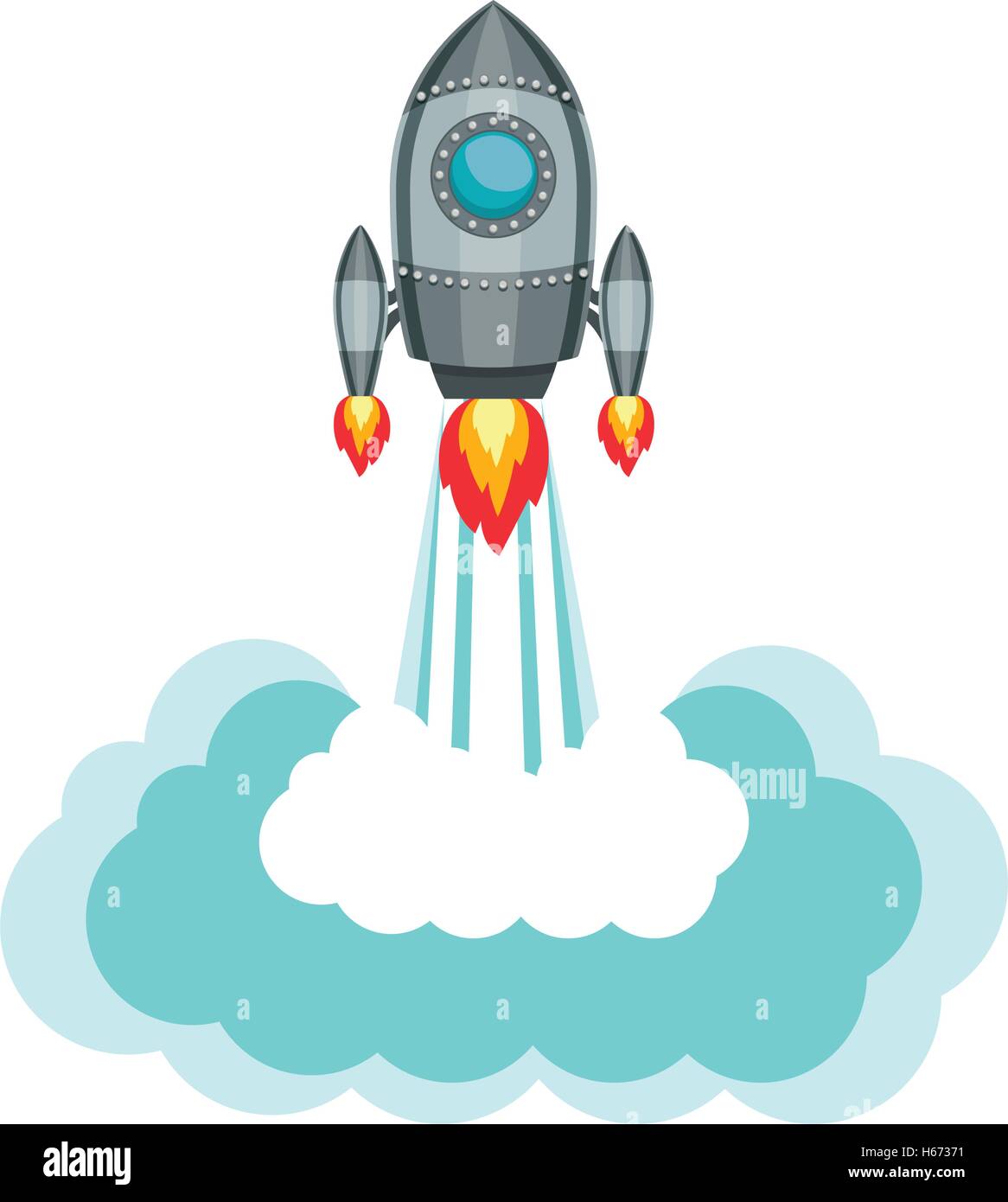 space rocket icon Stock Vector Image & Art - Alamy