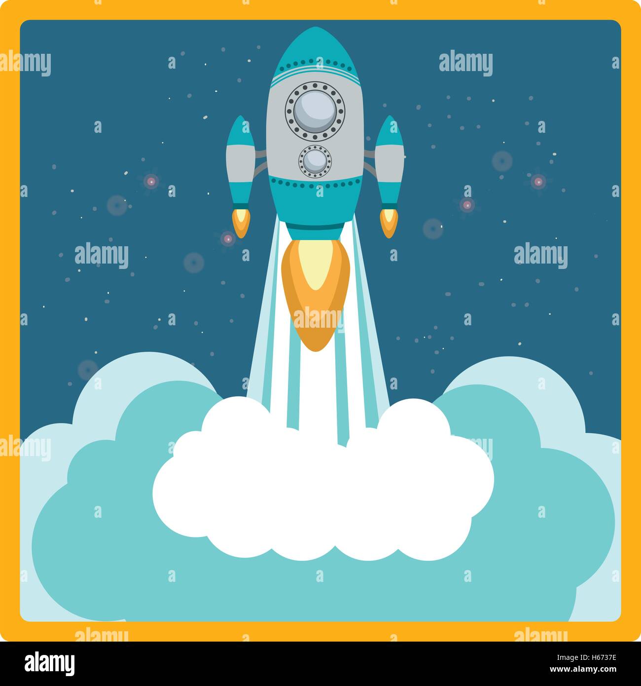 space rocket icon Stock Vector Image & Art - Alamy