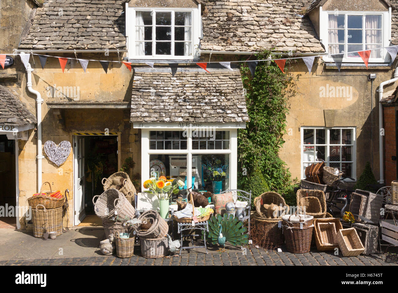 At Home of Broadway, a gift and homeware shop in the Cotswolds Stock Photo