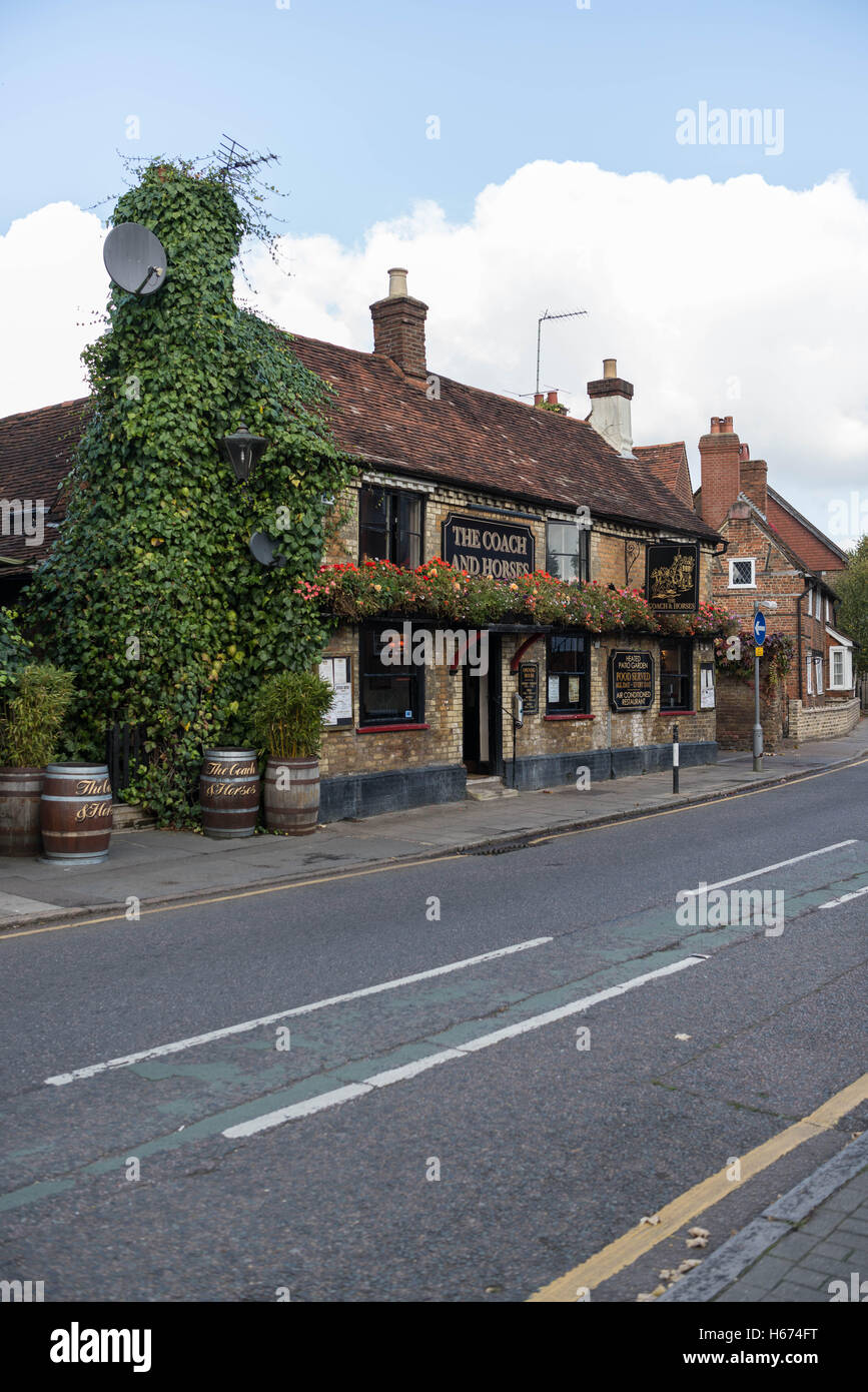 The Coach and Horses public house, Rickmansworth, Hertfordshire Stock