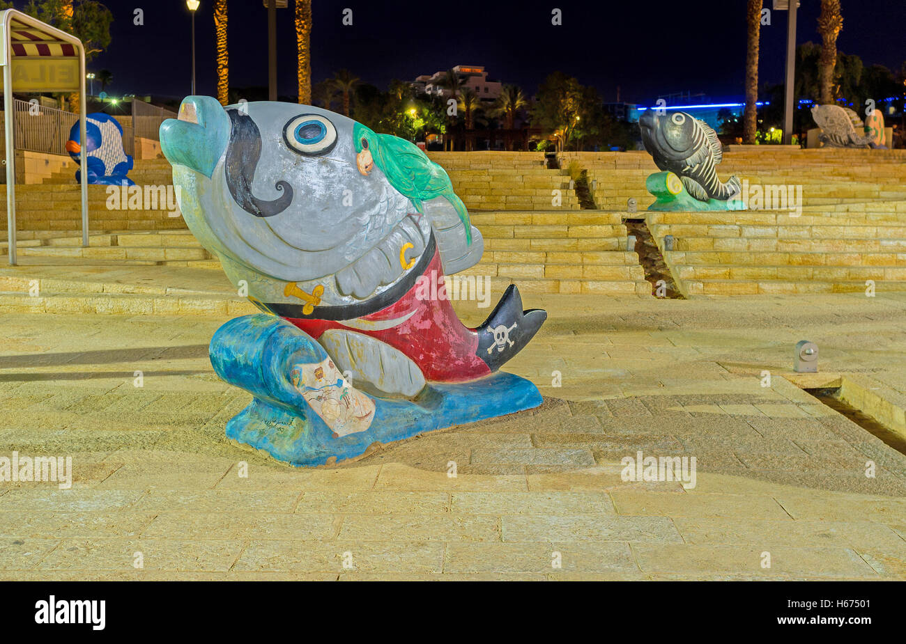 Fish Statue Rabat Jordan Museum Sculpture High Resolution Stock Photography and Images ...