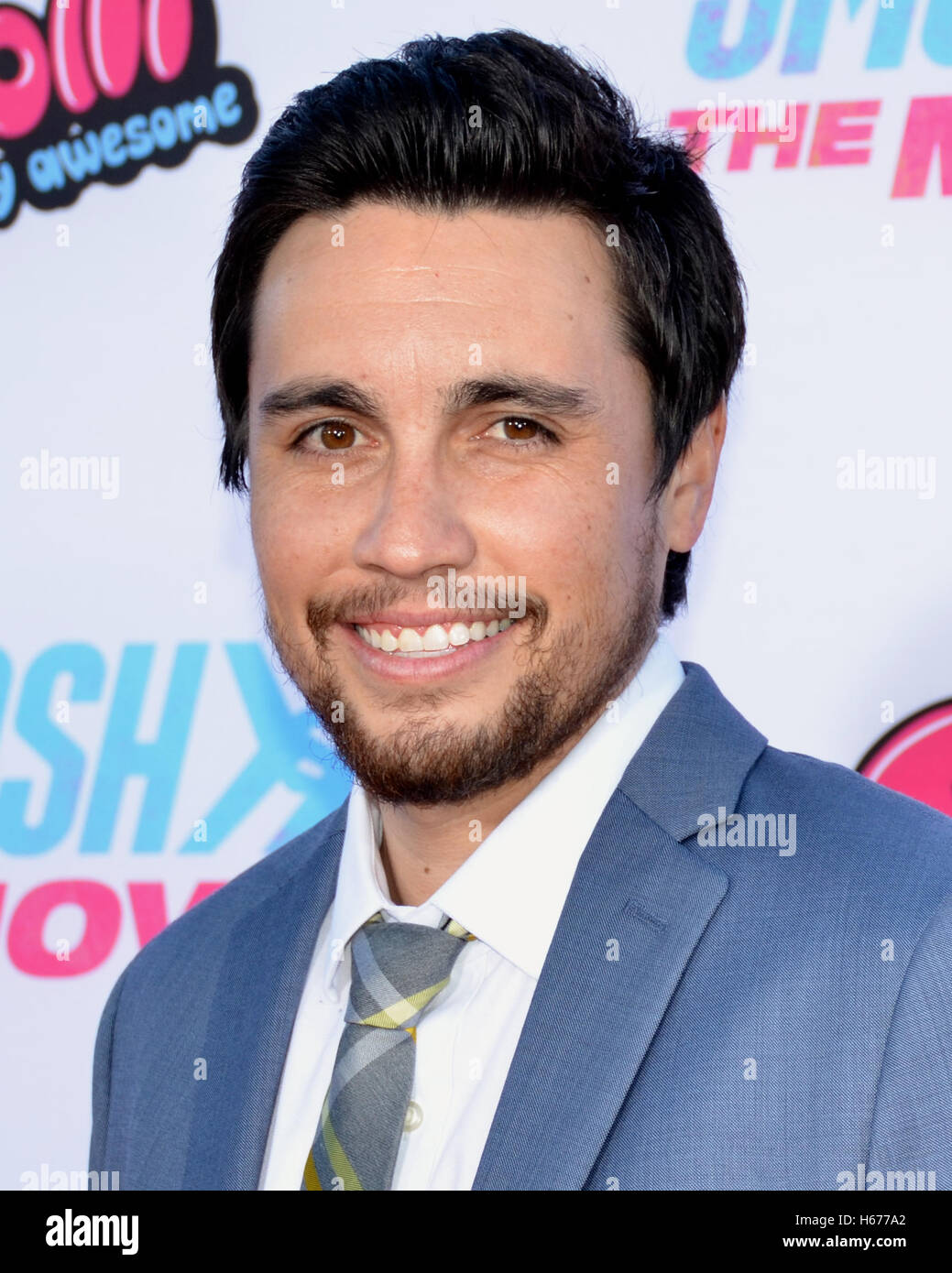 Chester See attended the Premiere of Smosh: The Movie at the FOX Westwood Village Theater Stock Photo