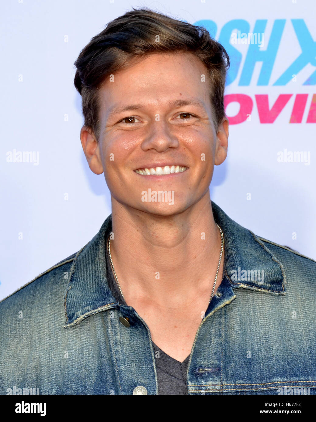 Tyler Ward attended the Premiere of Smosh: The Movie at the FOX Westwood Village Theater Stock Photo