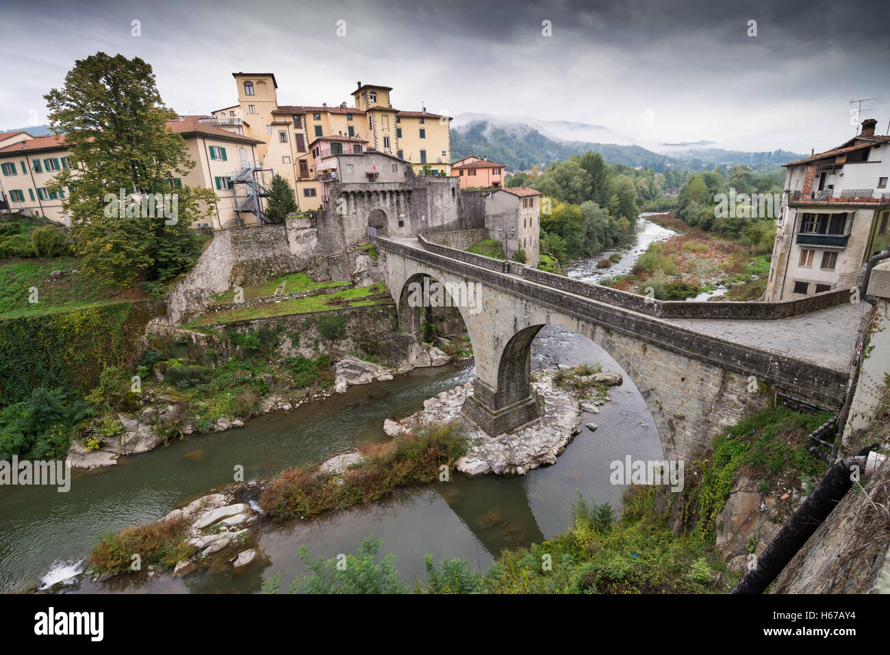 Castelnuovo di Garfagnana, Lucca, Italy, EU, Europe Stock Photo