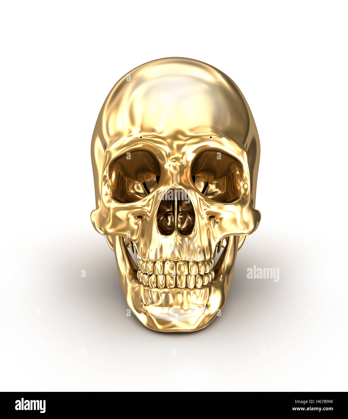 Gold skull hi-res stock photography and images - Alamy