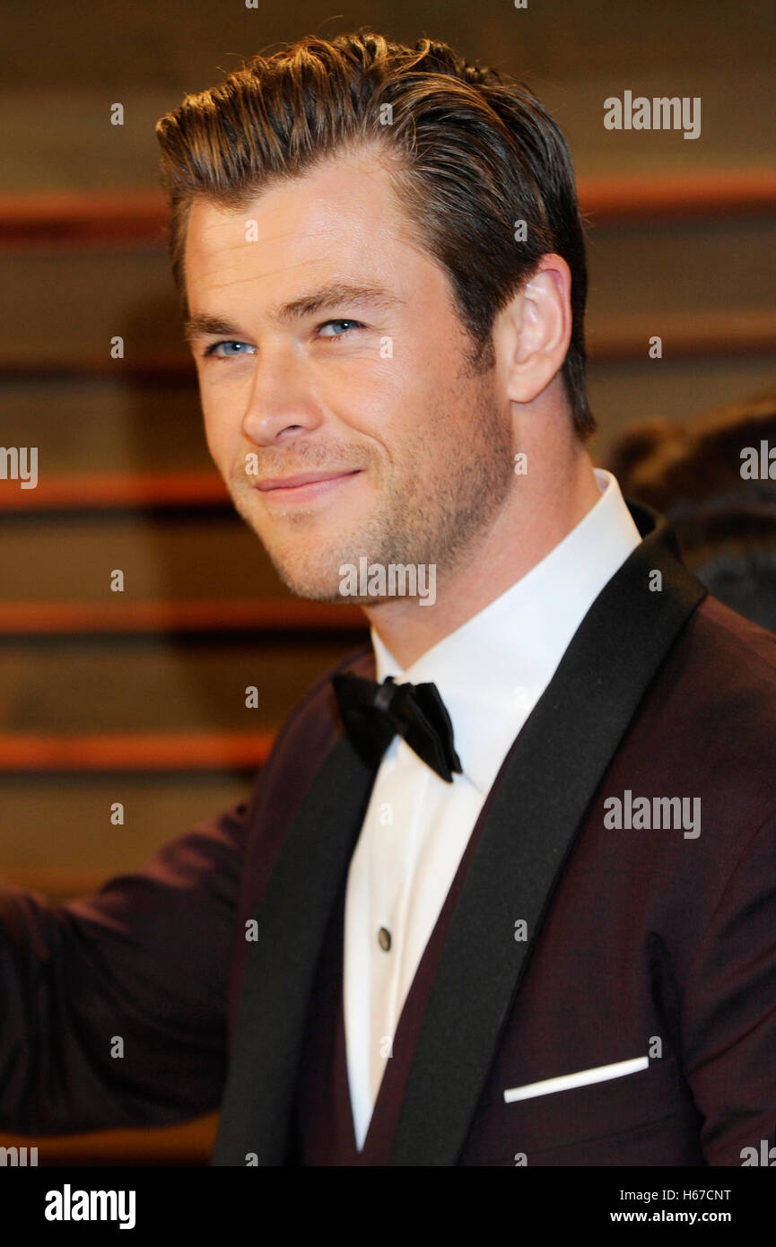 Actor Liam Hemsworth Attends The 2014 Vanity Fair Oscar Party On March 2Nd