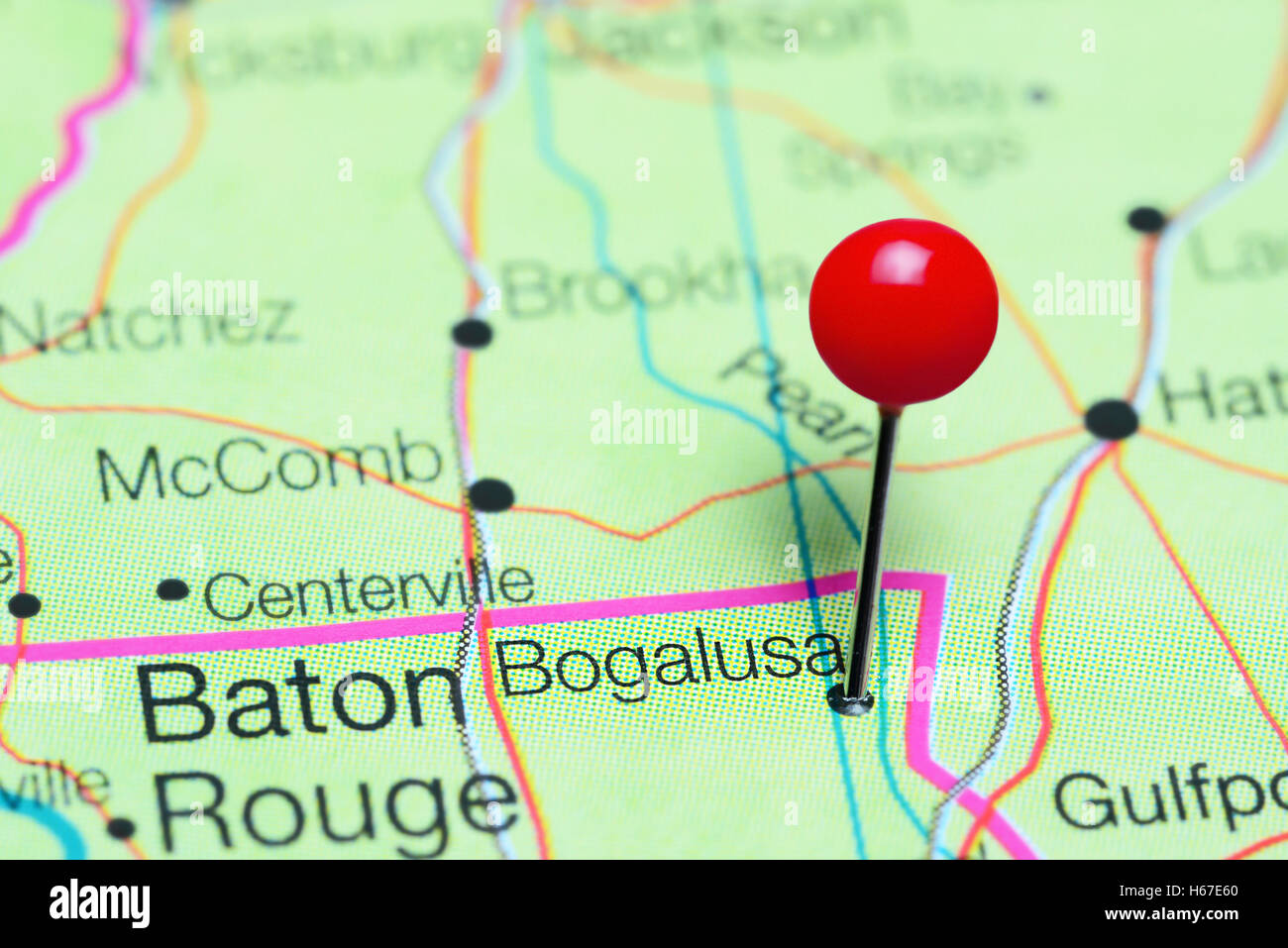 Map of bogalusa louisiana hires stock photography and images Alamy