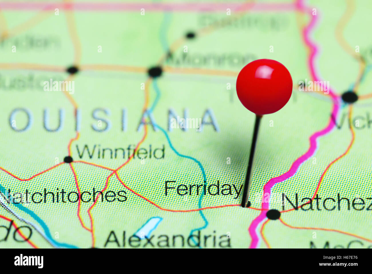 Map of louisiana hi-res stock photography and images - Alamy