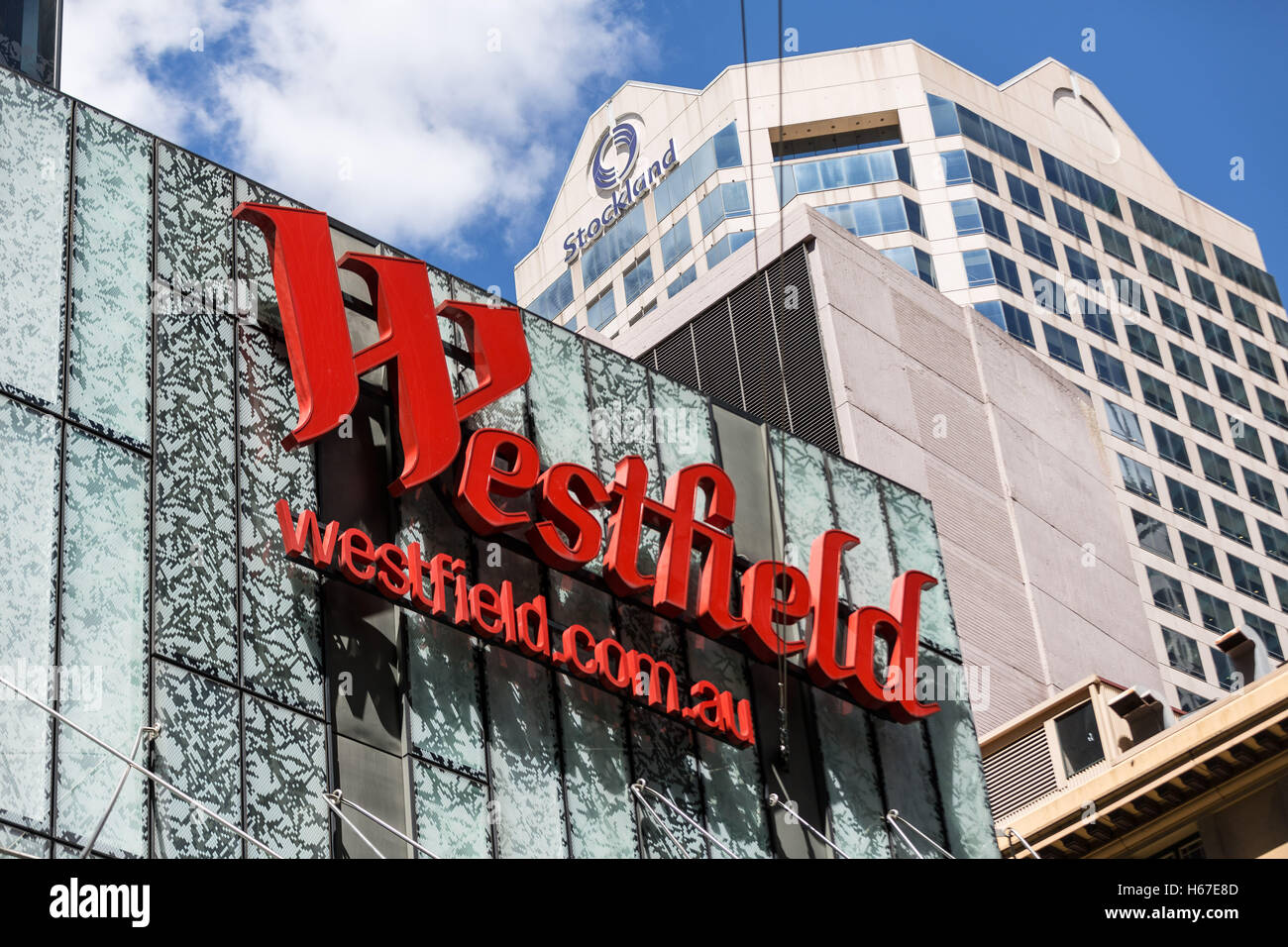 The Westfield Mall, Pitt St in Sydney City, Australia Stock Photo Alamy