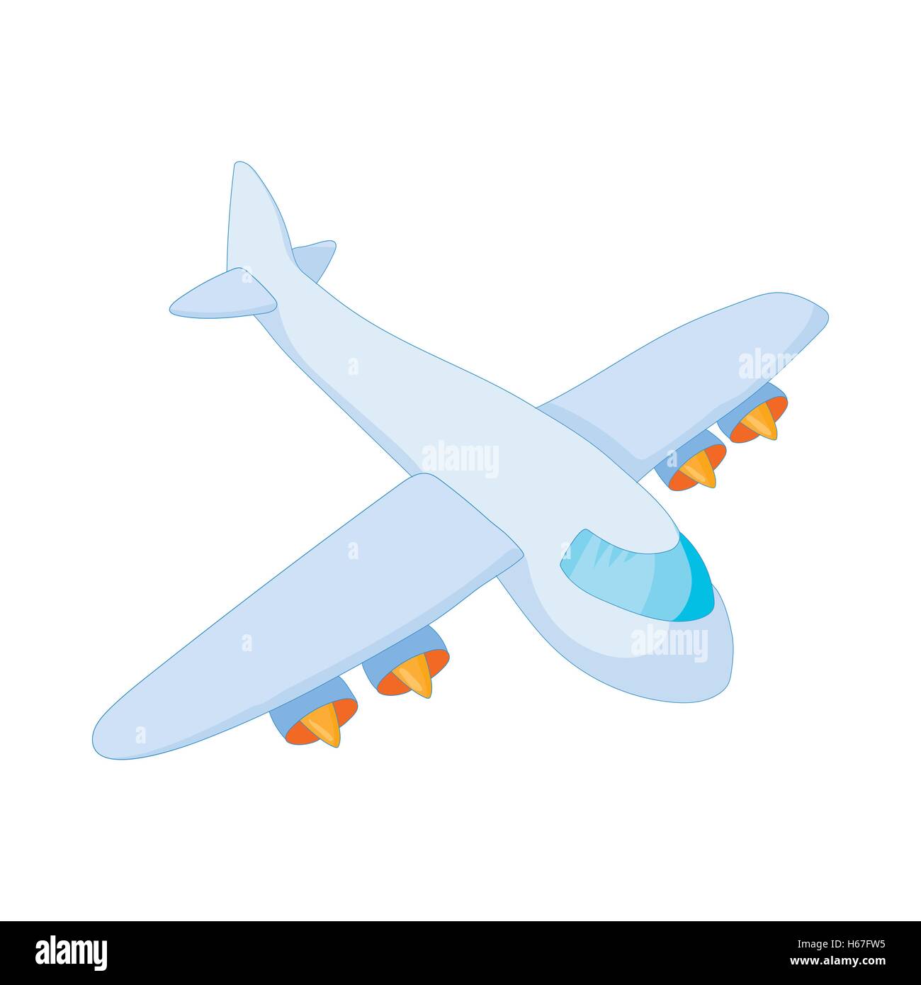Cargo plane icon, cartoon style Stock Vector Image & Art - Alamy