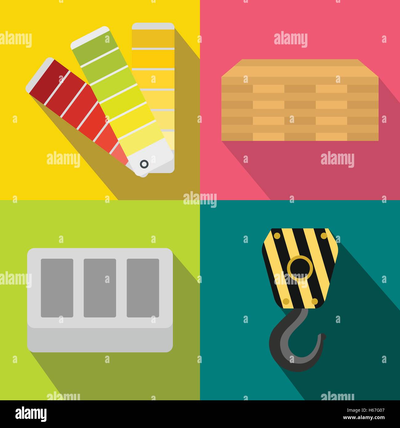 Construction banners set, flat style Stock Vector Image & Art - Alamy