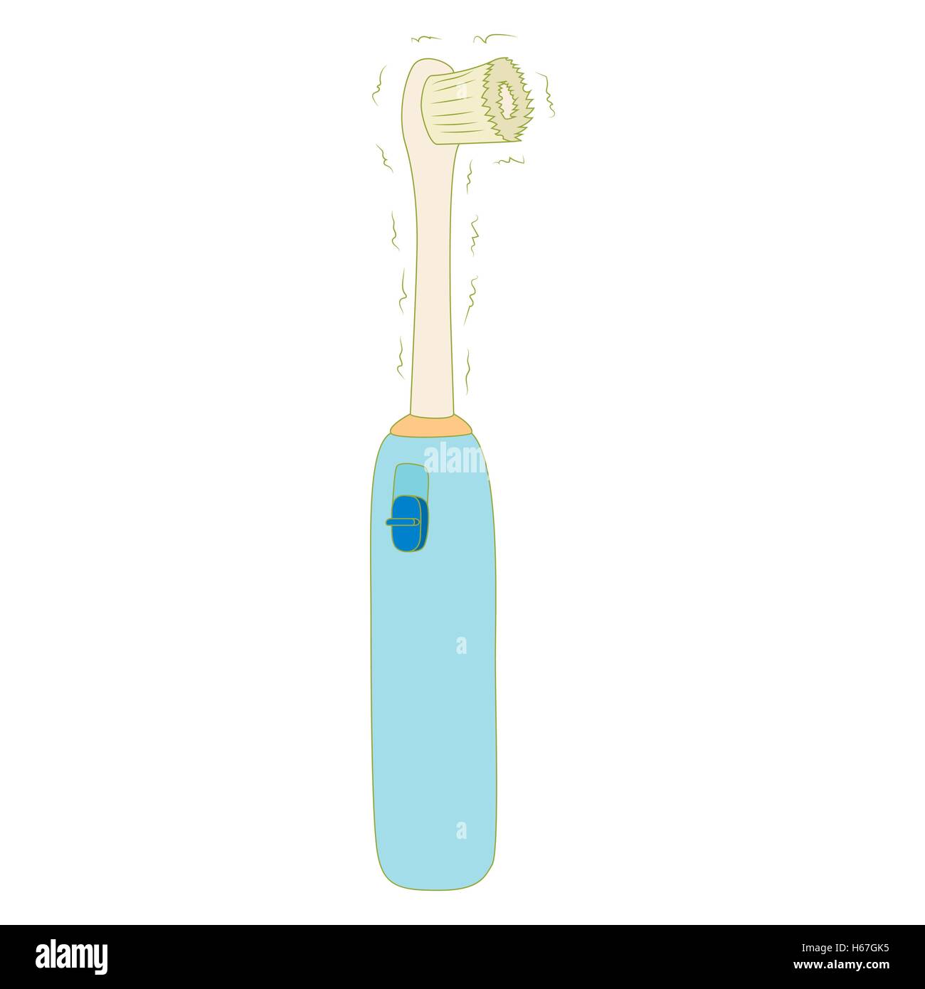 Electric toothbrush icon, cartoon style Stock Vector Image & Art - Alamy