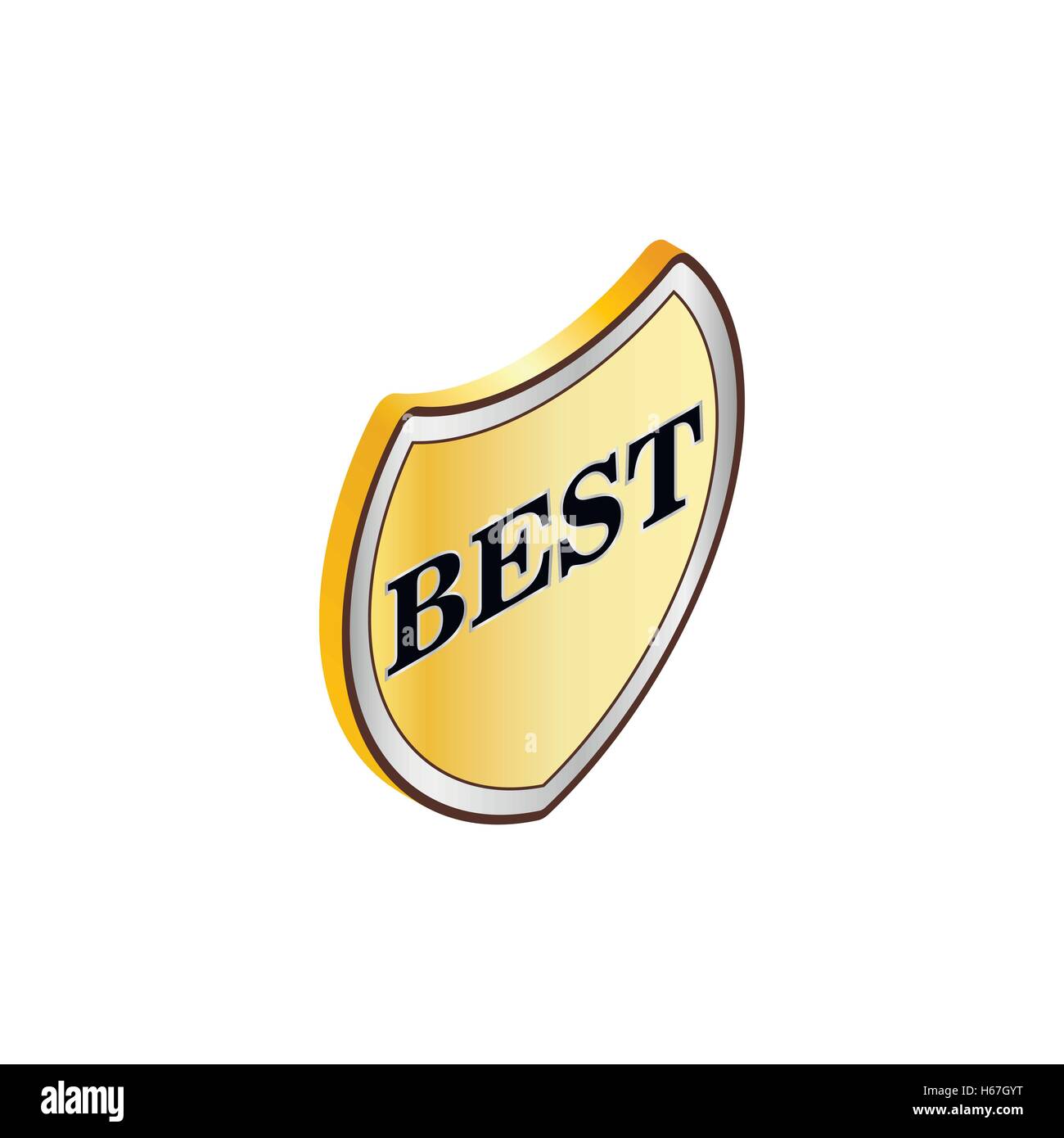Label best icon, isometric 3d style Stock Vector Image & Art - Alamy