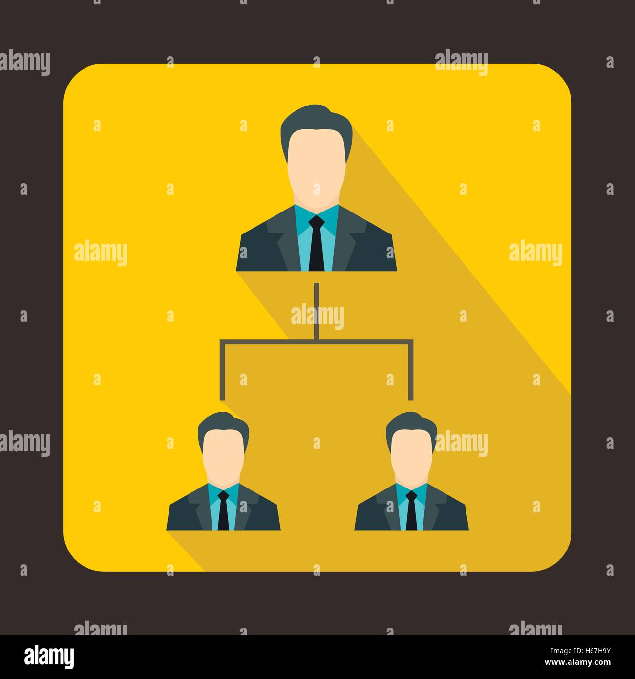 Company structure icon, flat style Stock Vector Image & Art - Alamy