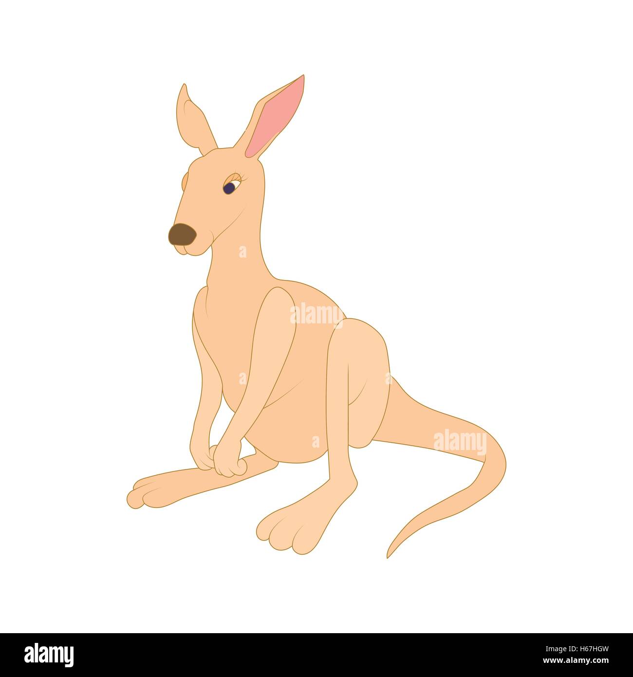Kangaroo Cartoon High Resolution Stock Photography and Images - Alamy