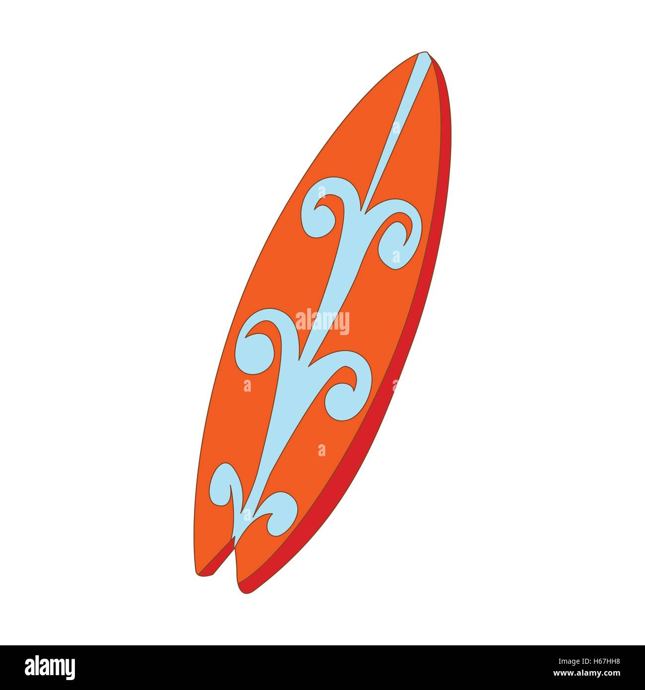 Surfboard icon, cartoon style Stock Vector Image & Art - Alamy