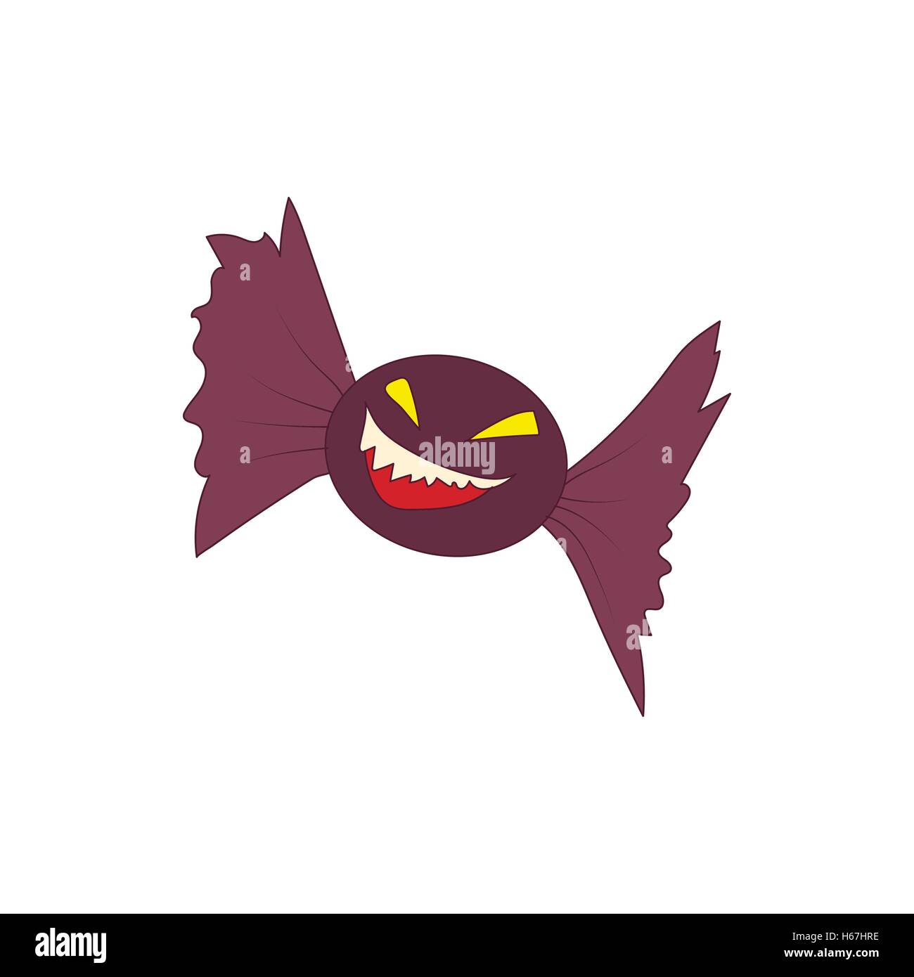 Halloween bat icon in cartoon style Stock Vector Image & Art - Alamy