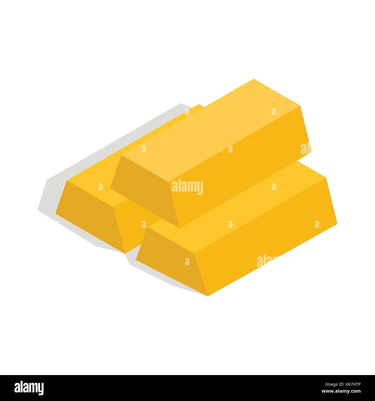 Gold bars icon, isometric 3d style Stock Vector Image & Art - Alamy