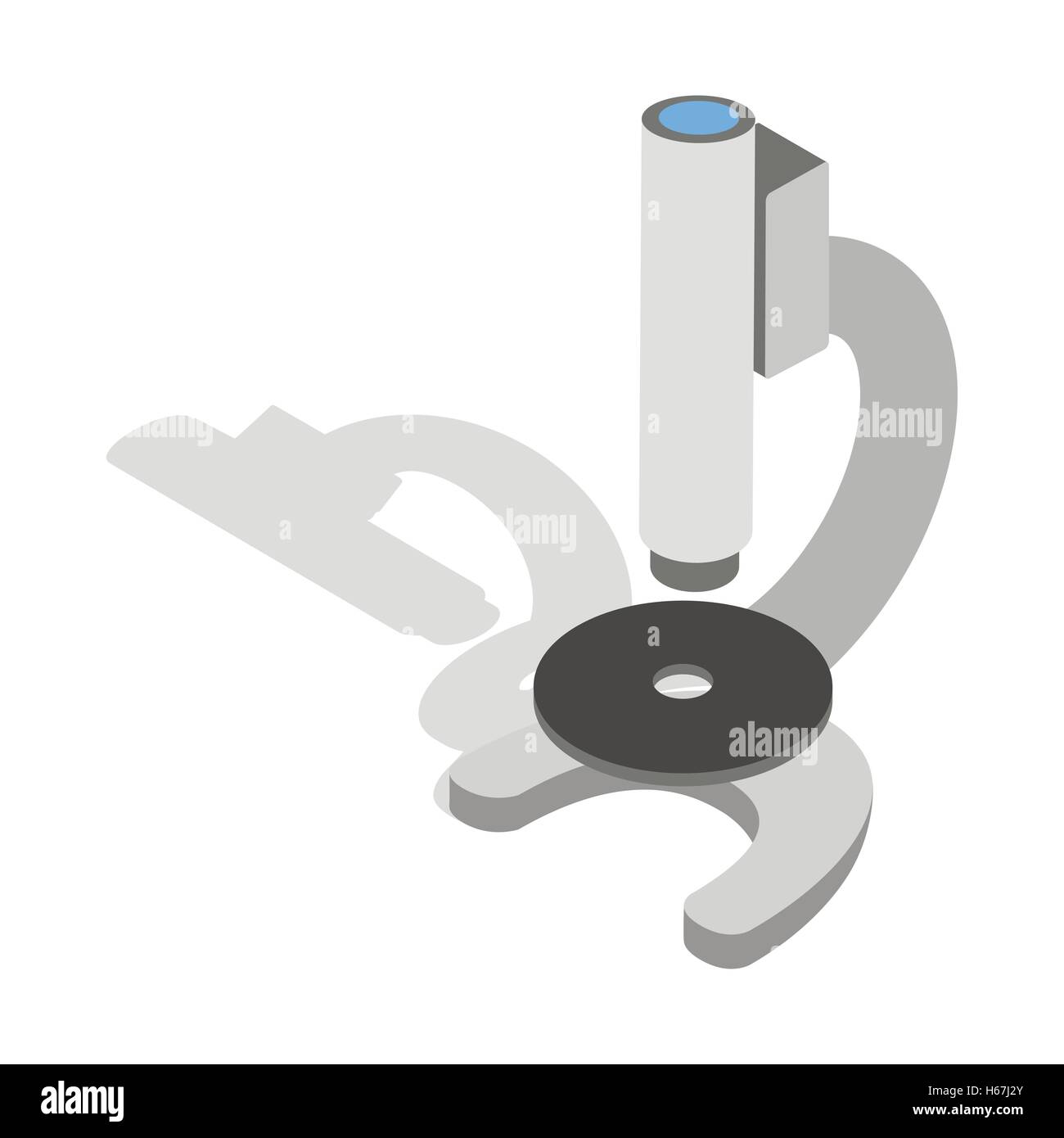 Microscope icon, isometric 3d style Stock Vector Image & Art - Alamy
