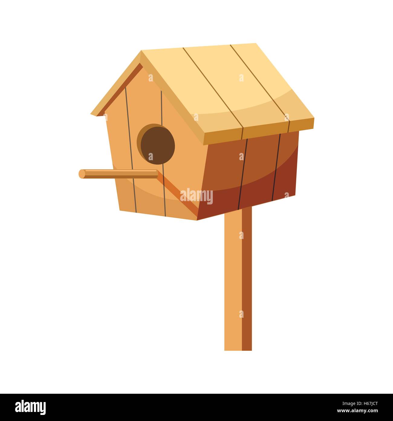 Birdhouse icon, cartoon style Stock Vector Image & Art Alamy