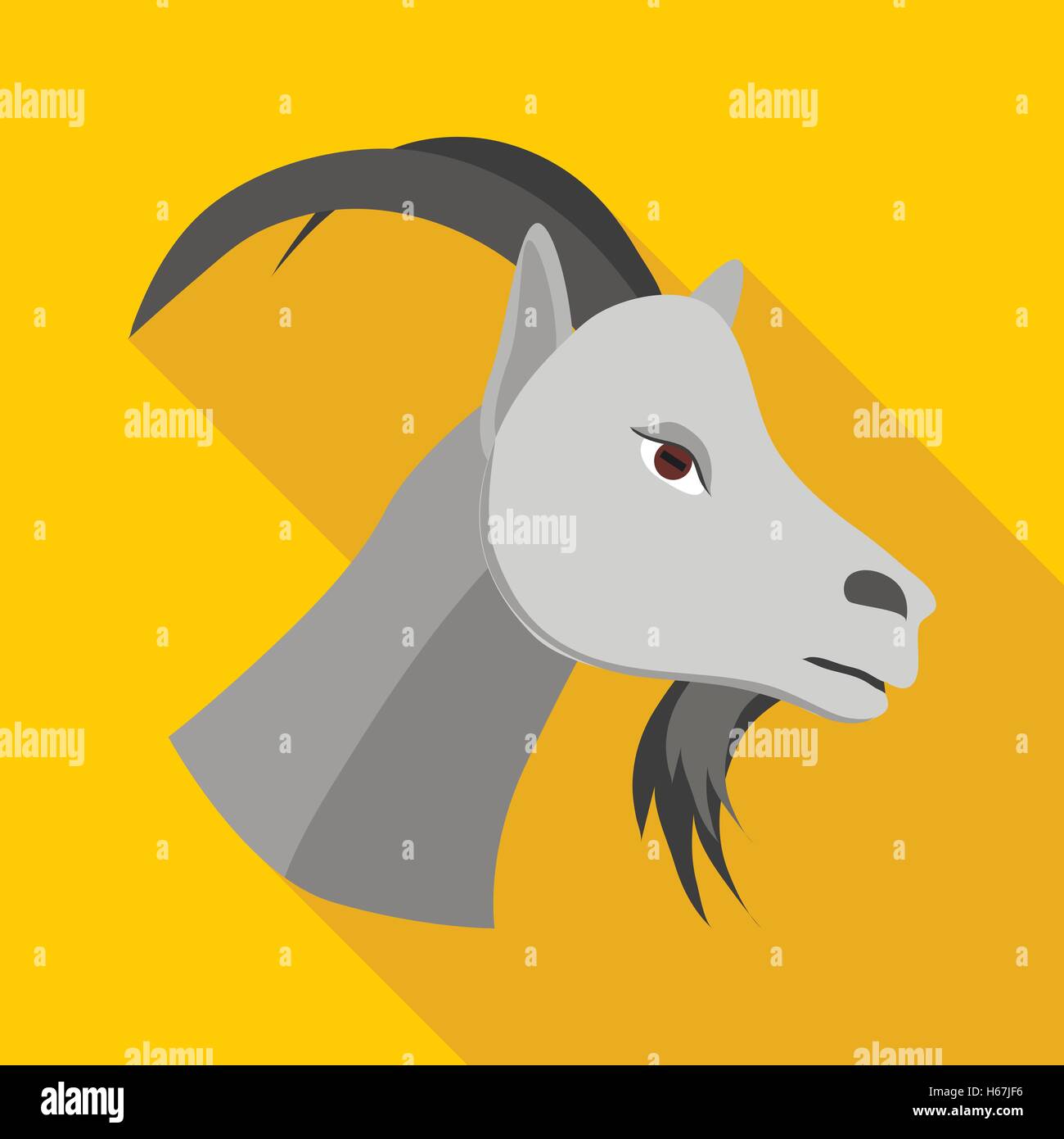 Goat ear Stock Vector Images - Alamy