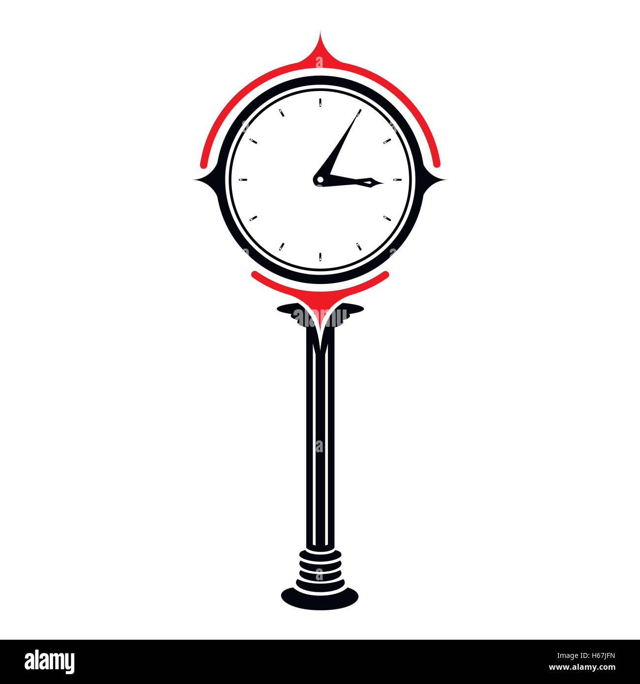 Station clock icon, simple style Stock Vector Image & Art - Alamy