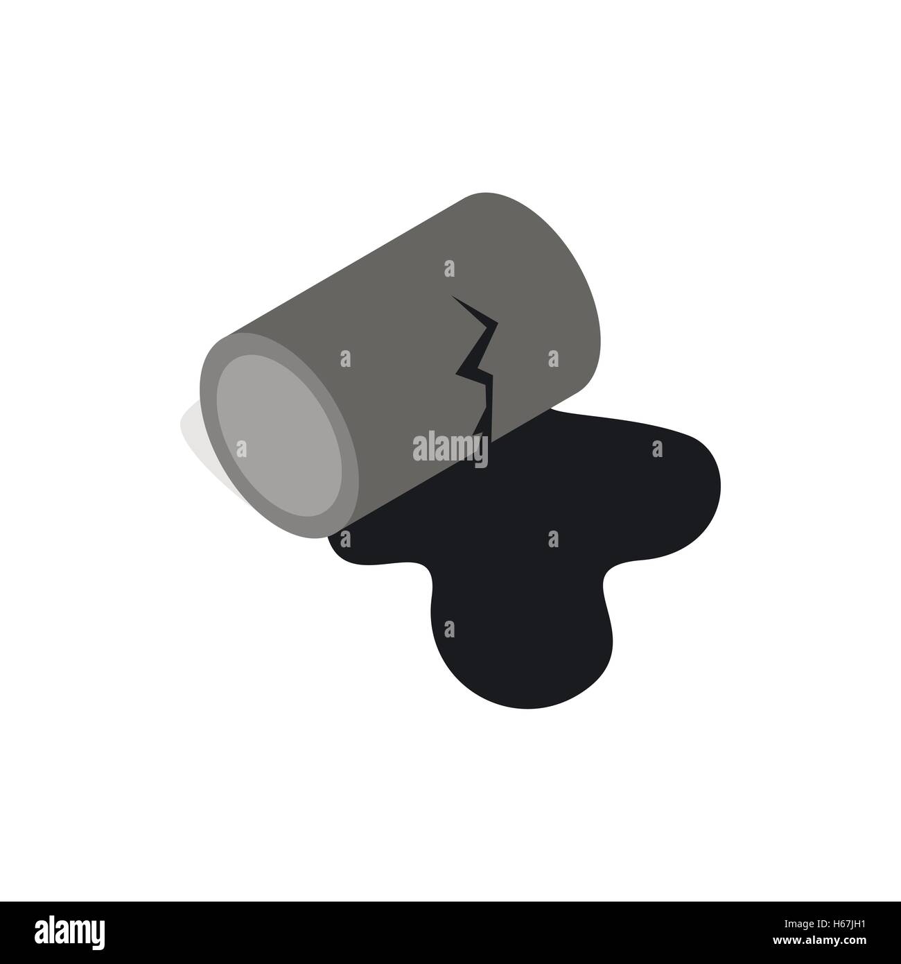 Oil leak barrel Stock Vector Images - Alamy
