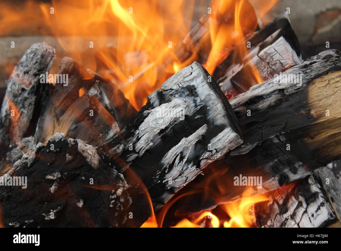 Bright burning fire of wood at fireplace 20417 Stock Photo - Alamy