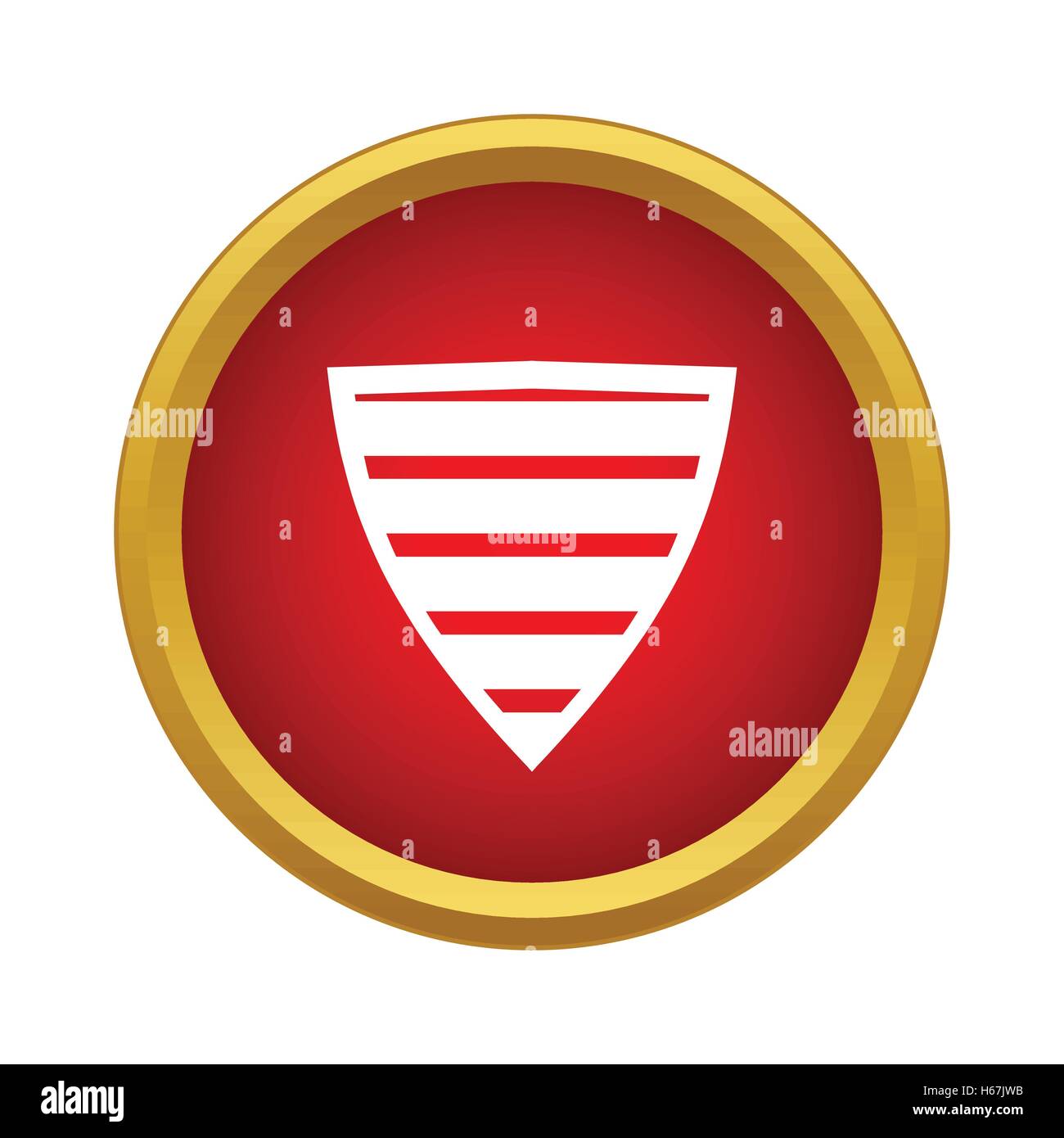 Protection shield icon in simple style Stock Vector Image & Art - Alamy