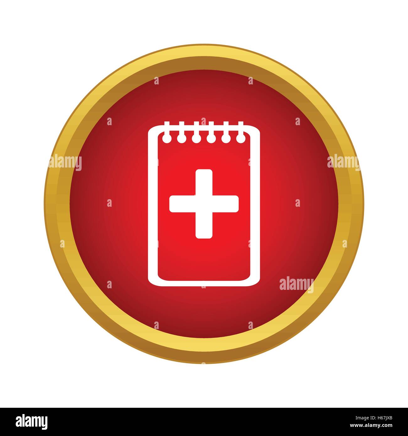 Medical Report Icon In Simple Style Stock Vector Image Art Alamy