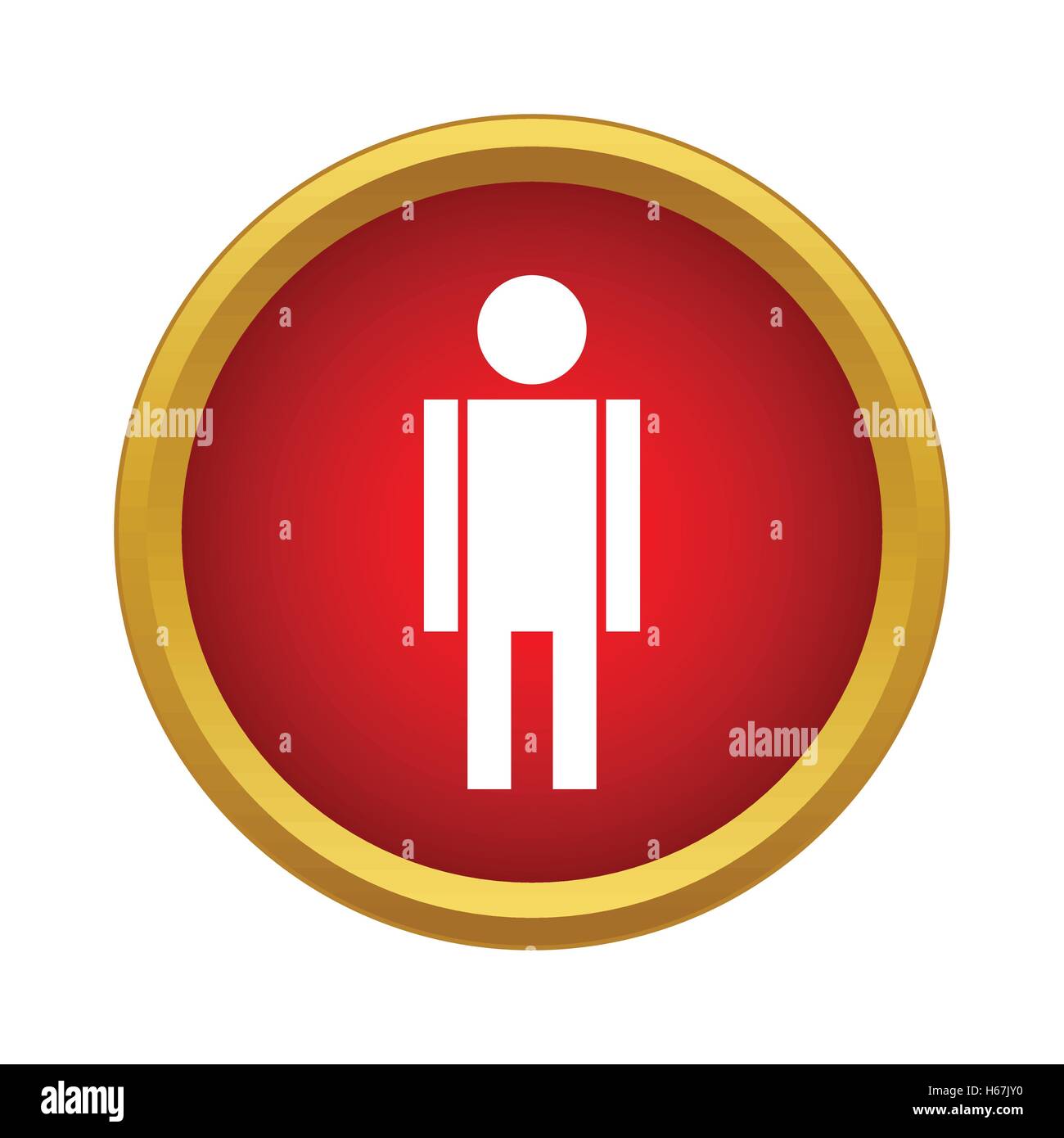 Man icon in simple style Stock Vector Image & Art - Alamy