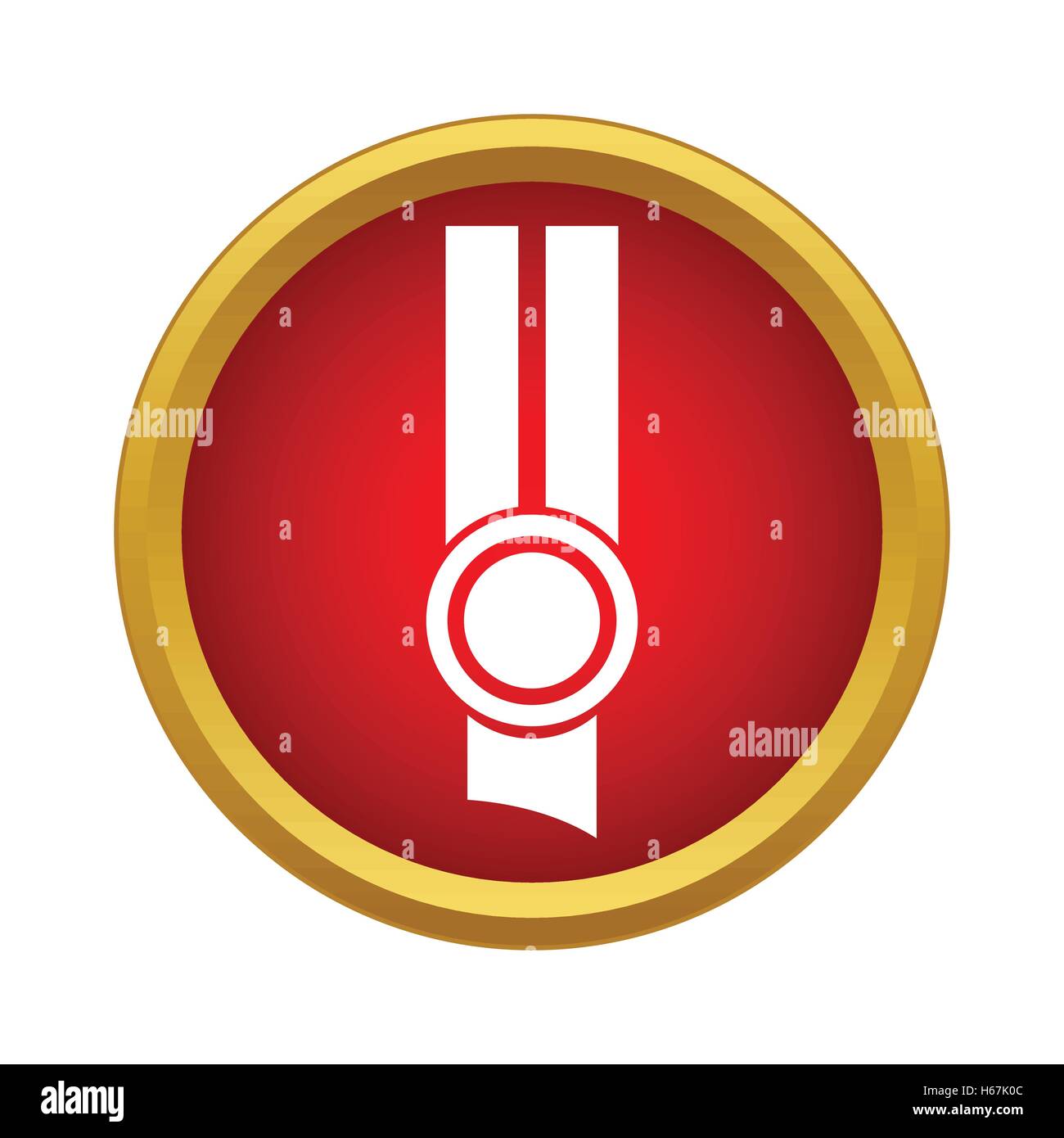 Prize medal icon, simple style Stock Vector Image & Art - Alamy