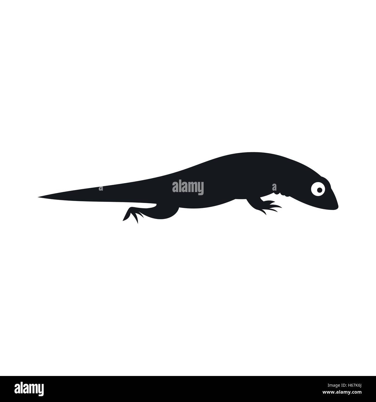 Lizard icon, simple style Stock Vector Image & Art - Alamy