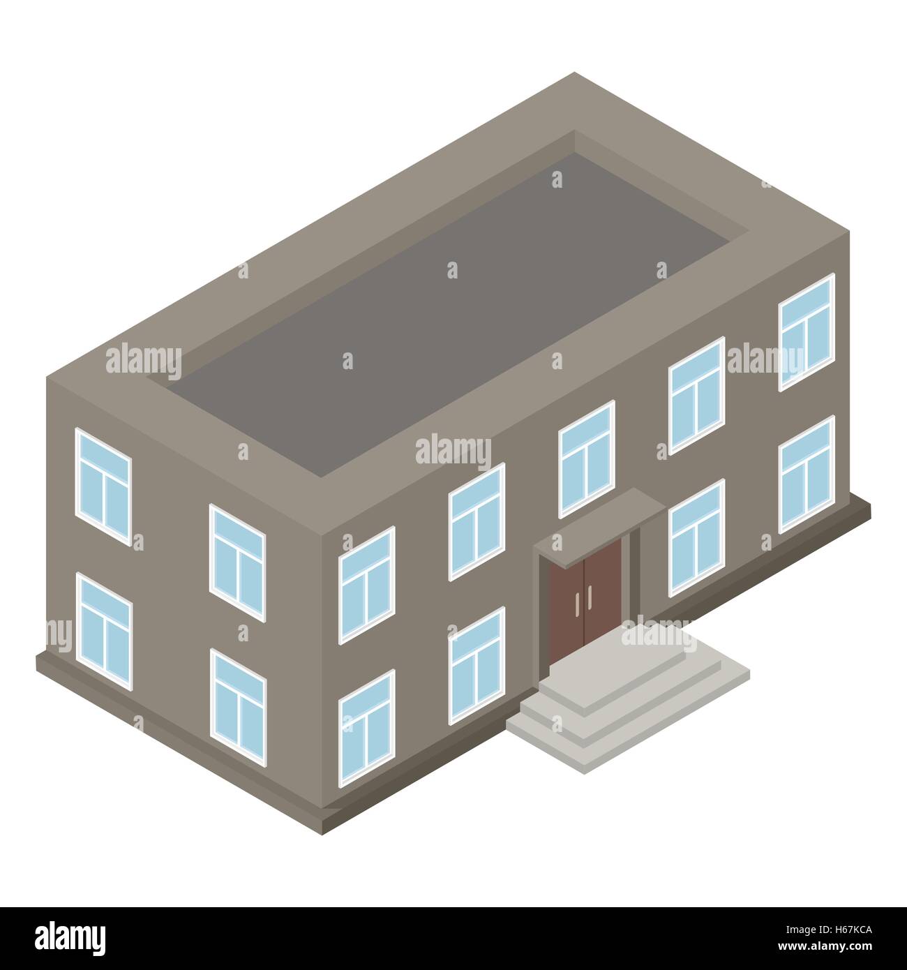New architecture isometric house Stock Vector Image & Art - Alamy
