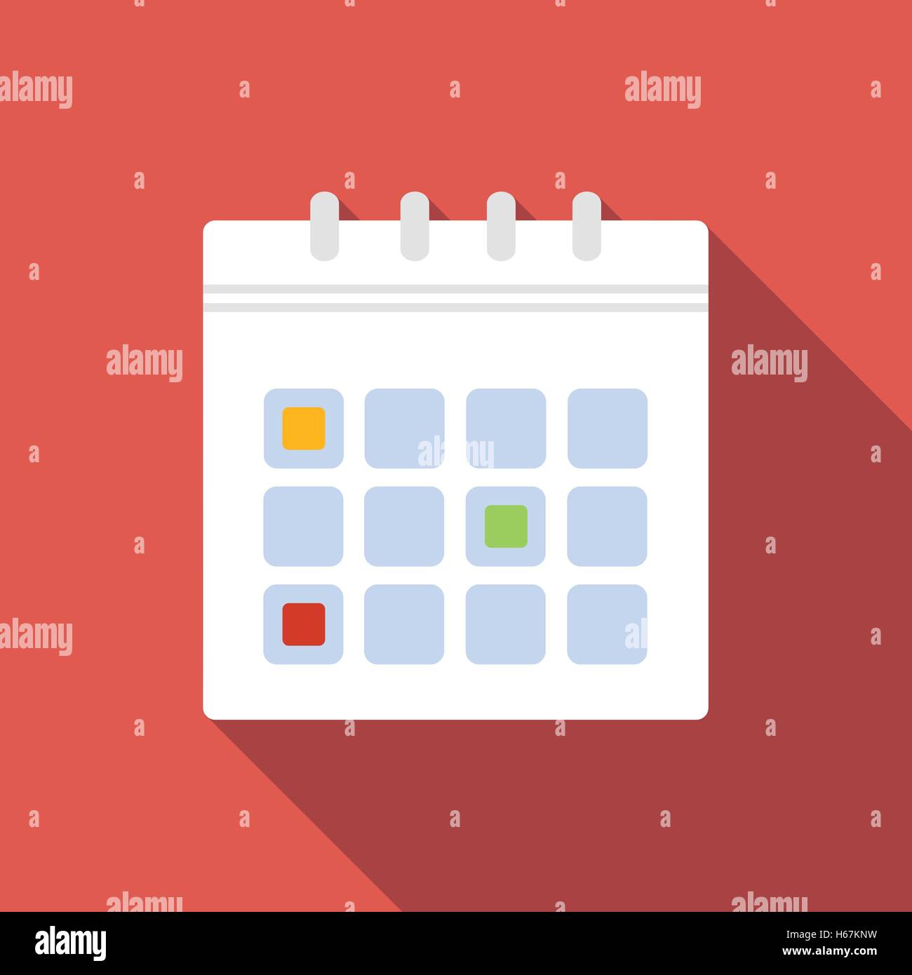 Calendar flat icon Stock Vector Image & Art - Alamy