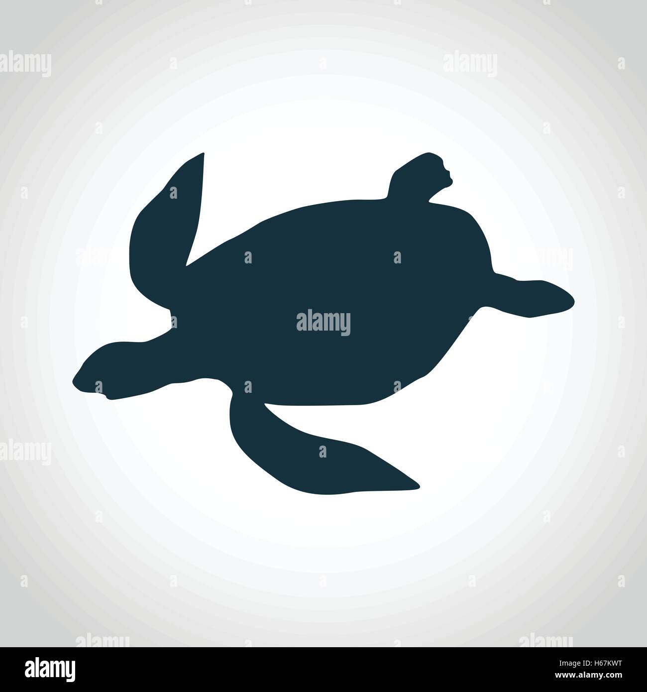 Turtle black silhouette Stock Vector Image & Art - Alamy