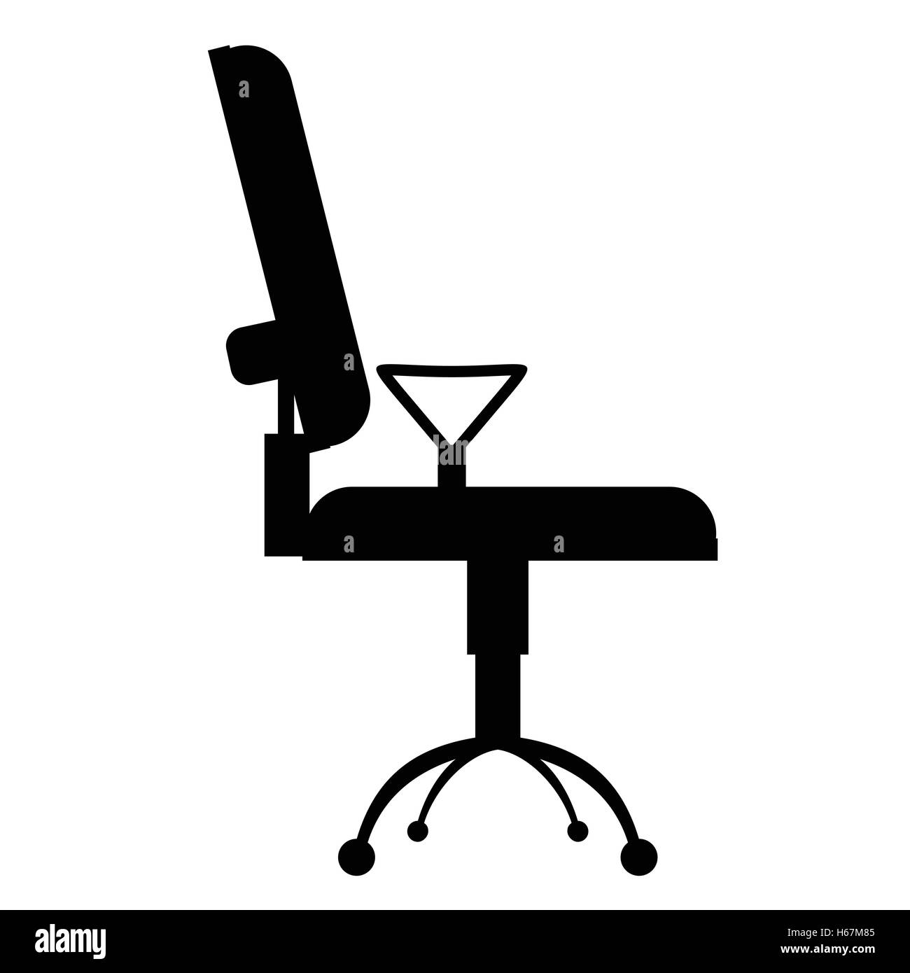 Office chair simple icon Stock Vector Image & Art Alamy